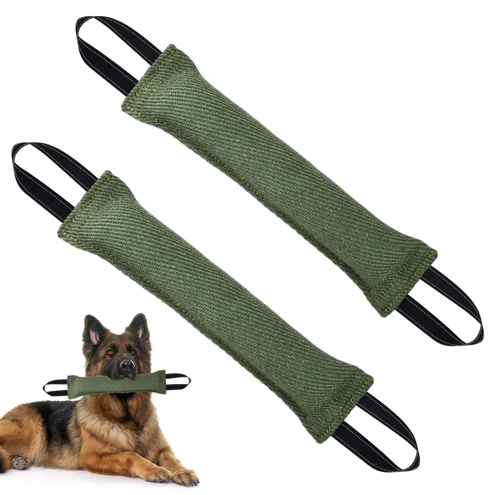 Ziyonix Manicotto per Cani 30cm con 2 Maniglie, Set da 2 Pezzi - immagine 1
