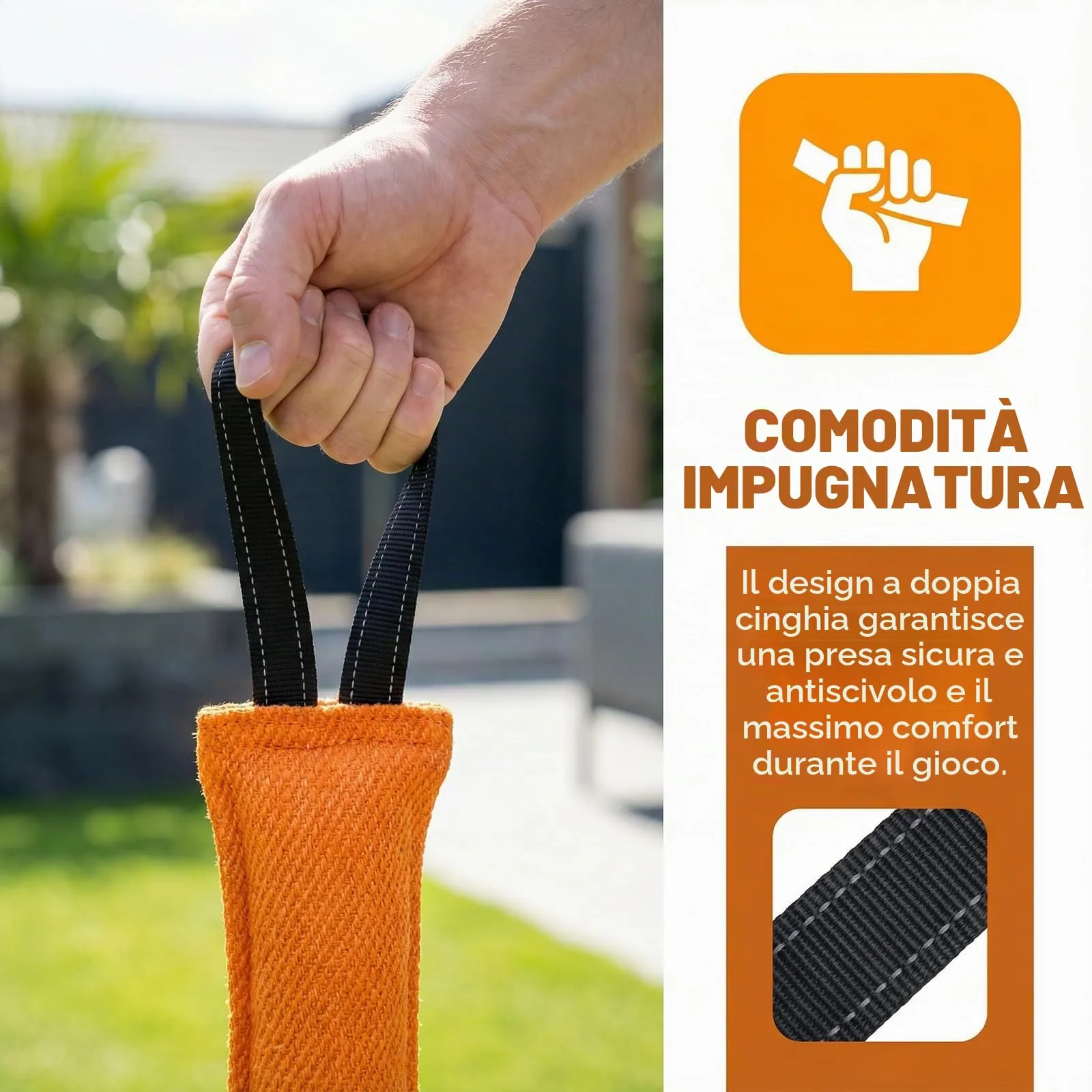 Ziyonix Manicotto Salsicciotto per Cani con 2 Maniglie, 30cm, 2 Pezzi - immagine 5