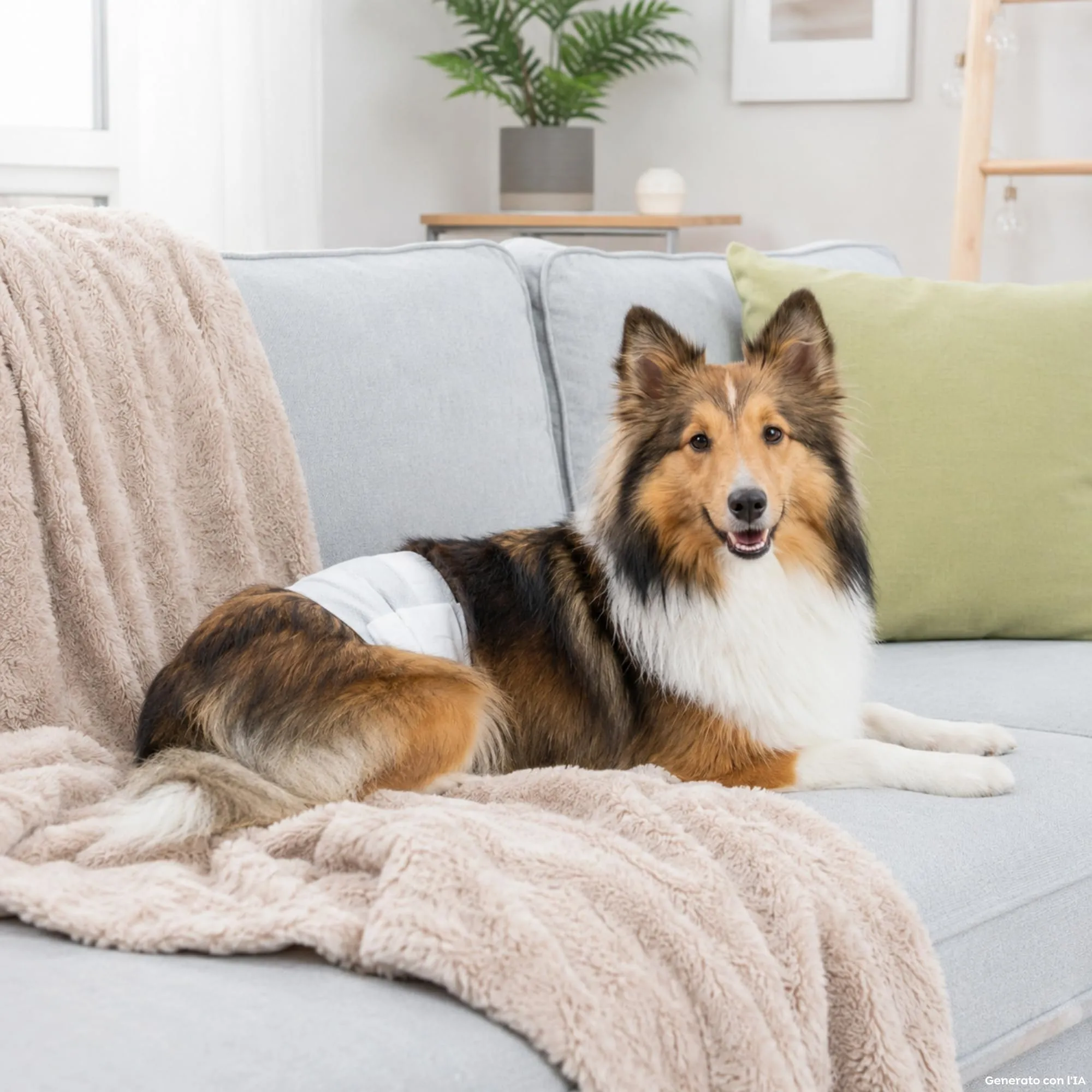 TRIXIE Pannolini per cani maschi, S-M (30-46 cm), 12 pezzi - immagine 5