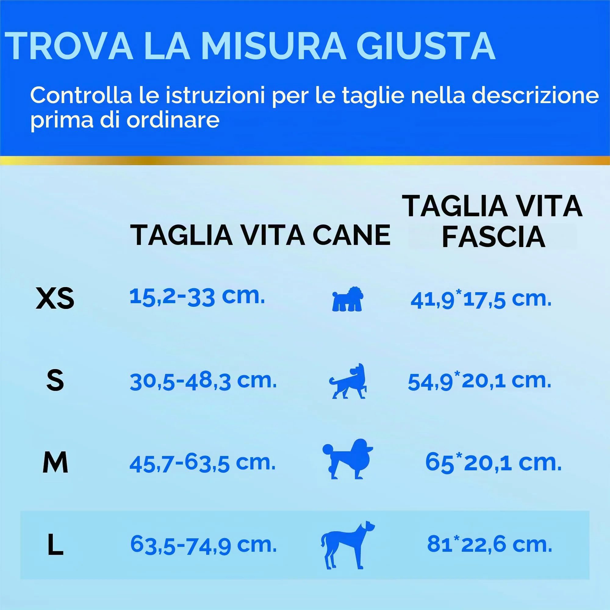 Honey Care All-Absorb A24 Fascia per cani maschile, 50 pezzi, Grande, Blu e Bianco - immagine 4