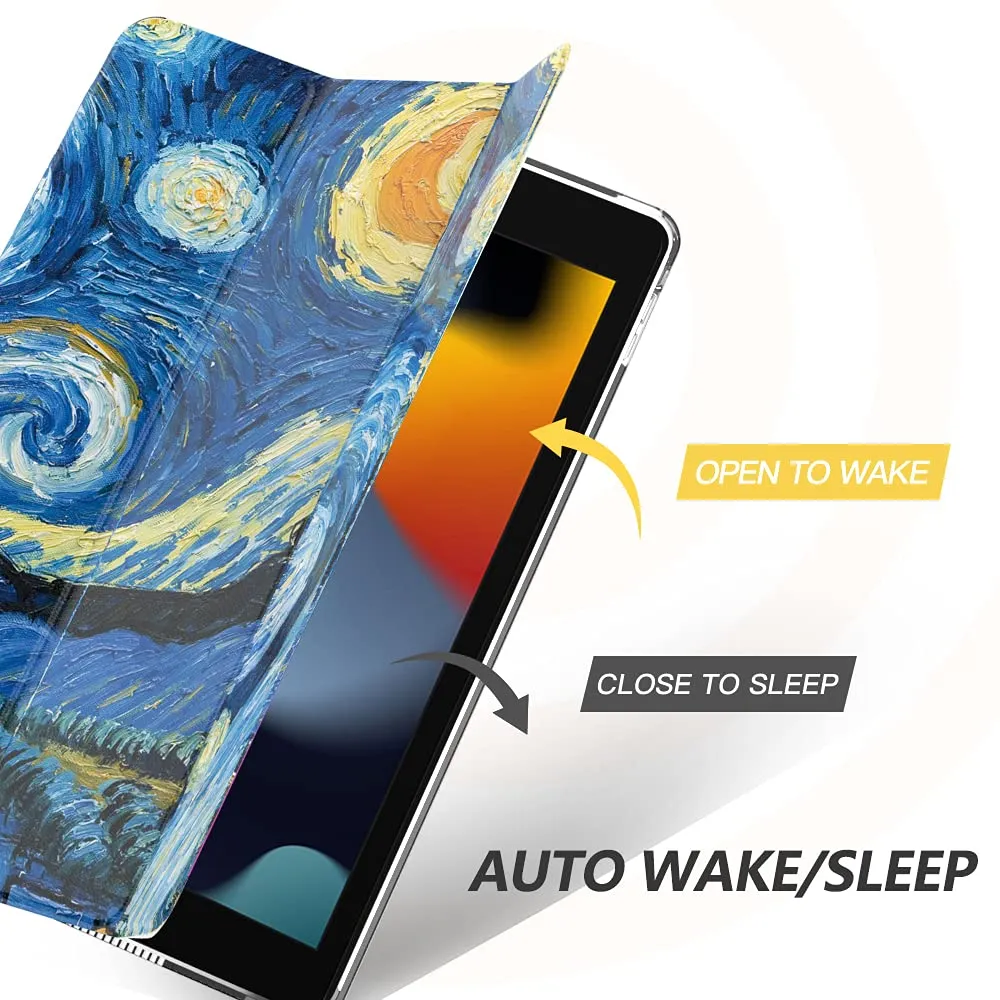 MoKo Cover for iPad 9th/8th/7th Gen 10.2 inches (2019-2021), Notte Stellata - immagine 5
