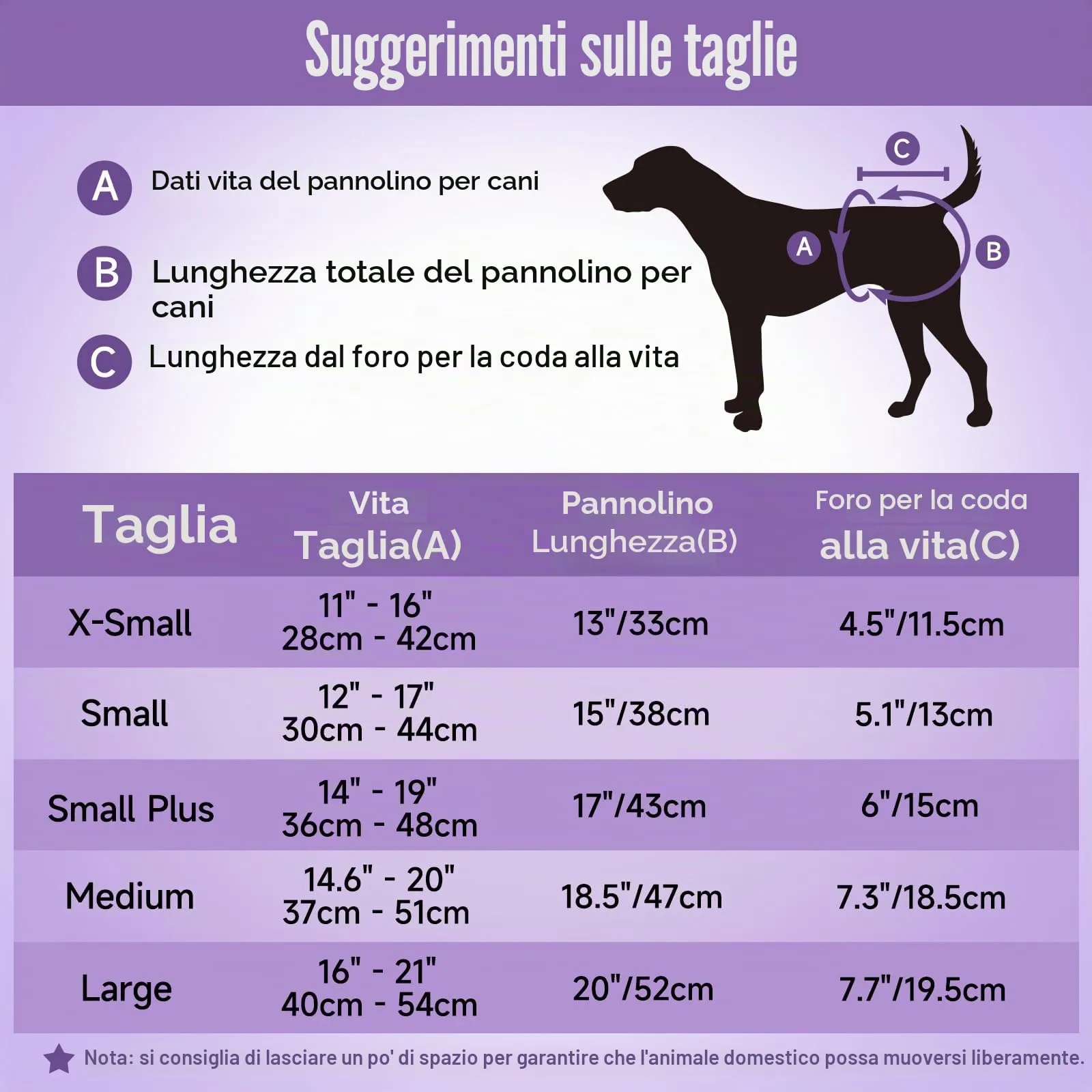 MICOOYO Pannolini Cane Femmina Monouso con Indicatore di Umidità, S Plus, 50 pezzi - immagine 5