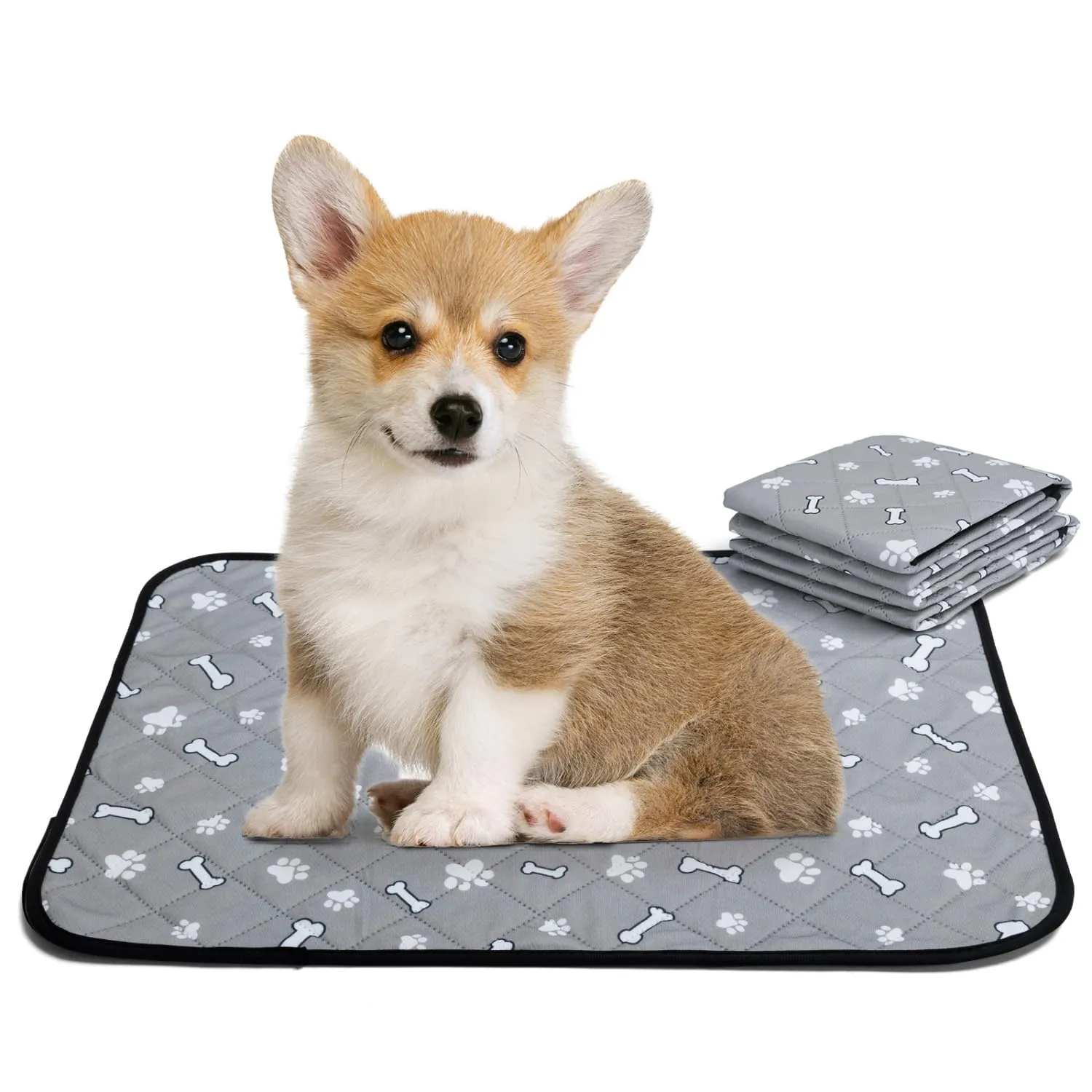 Nobleza Tappetini Lavabili e Riutilizzabili per Cani e Gatti, Assorbenti e Antiscivolo, 60x45 cm, Set da 2 Pezzi - immagine 1