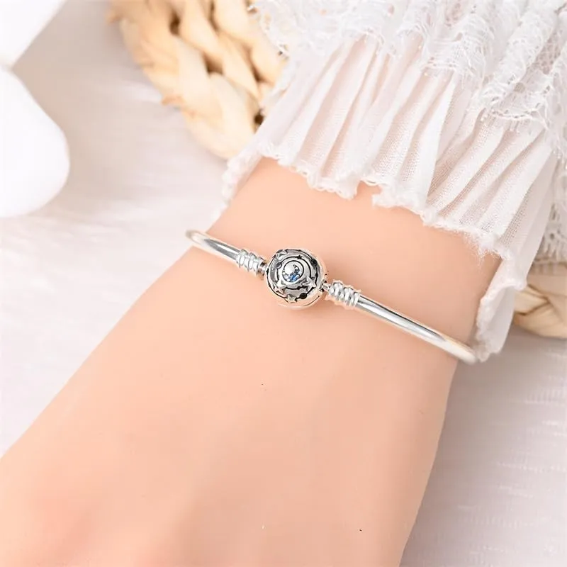 Pandach Bracciale Snake in Argento Sterling 925 Compatibile con Pandora, 19cm - immagine 4