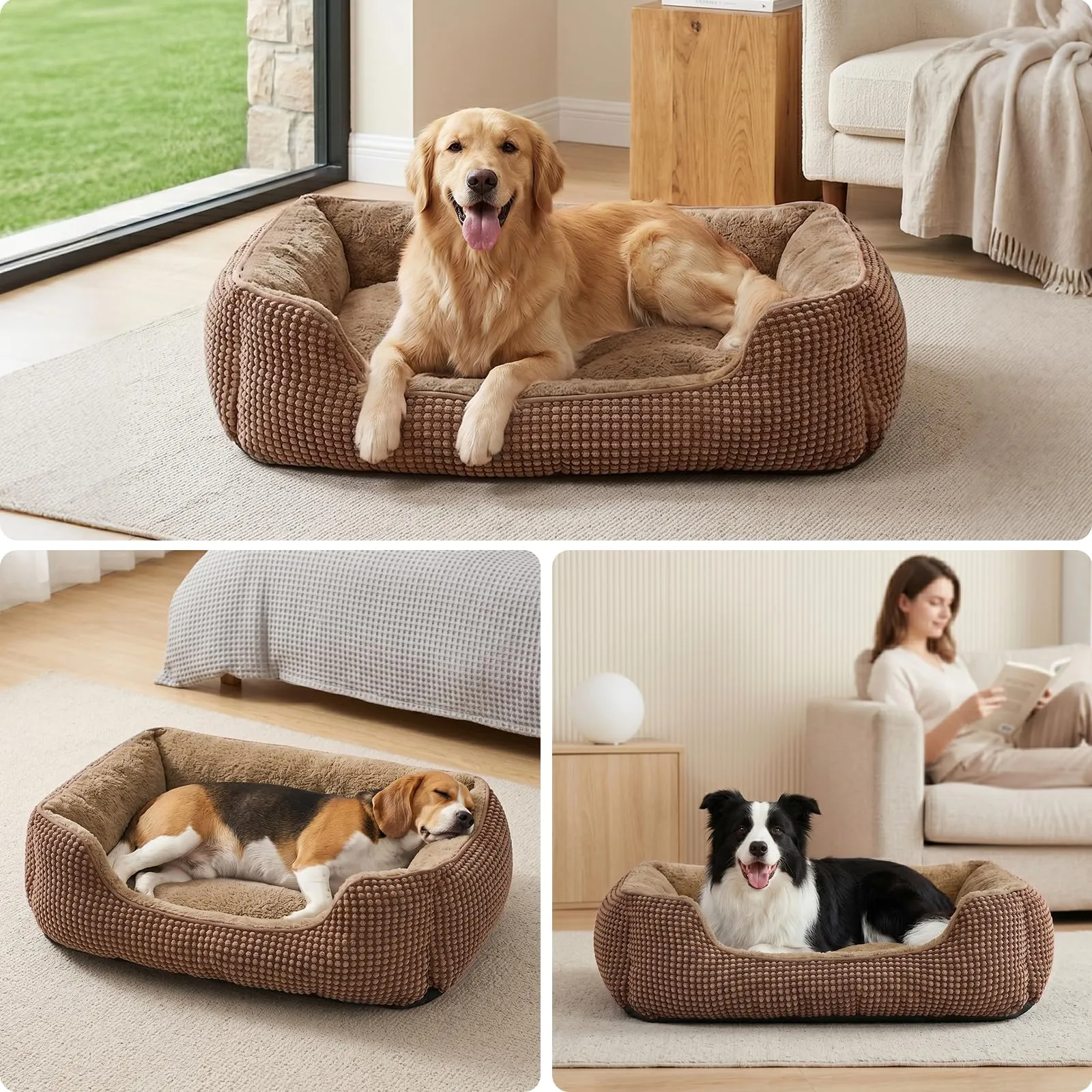 FURTIME Cuccia Cane Interno Lavabile, 89x63x23cm - immagine 2