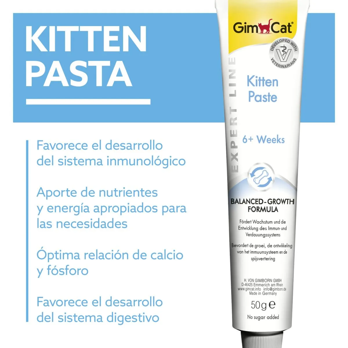 GimCat Expert Line Kitten Pasta, 50 g - immagine 2