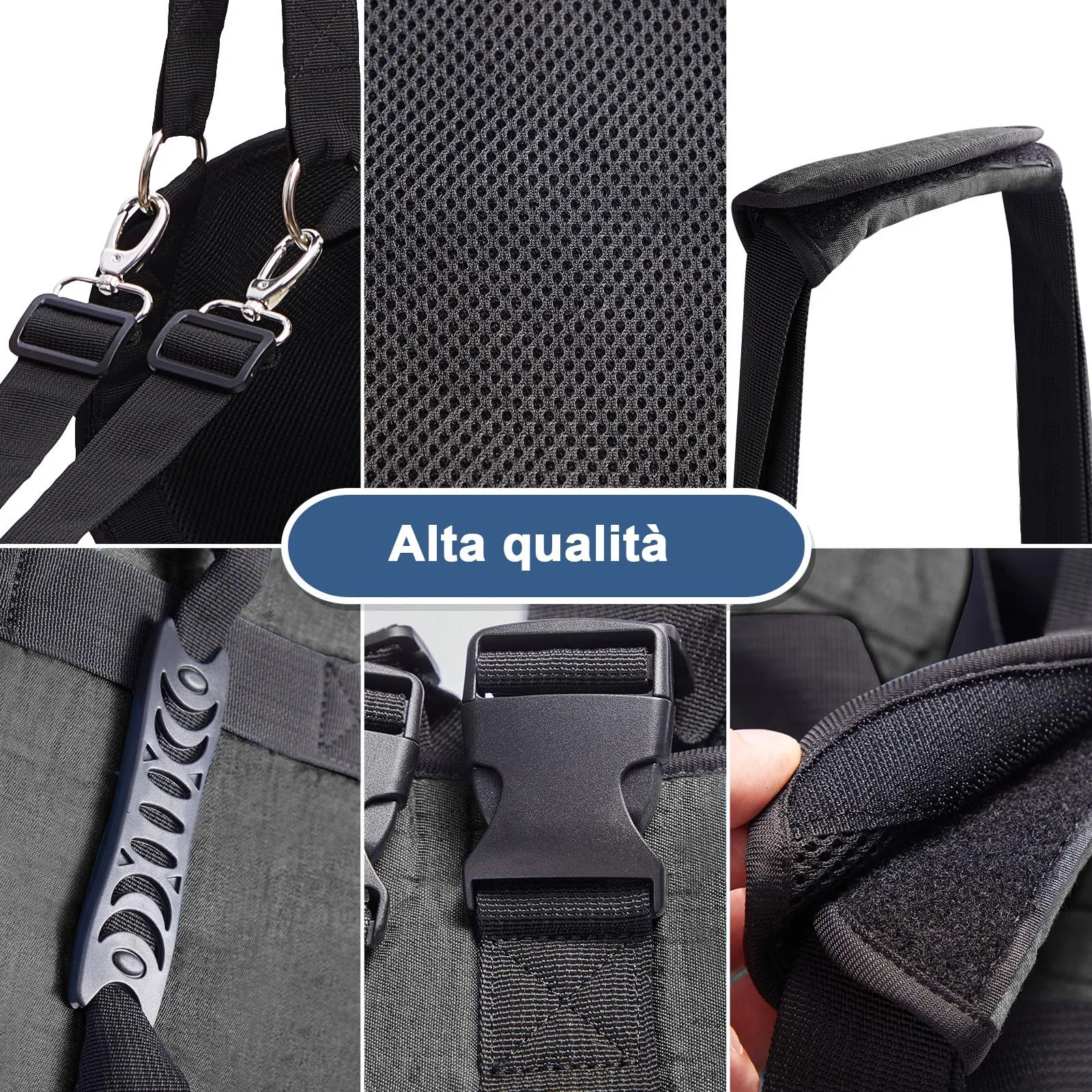 COODEO Dog Carry Sling Pet Lift Harness for Arthritis (L, Nero) - immagine 8