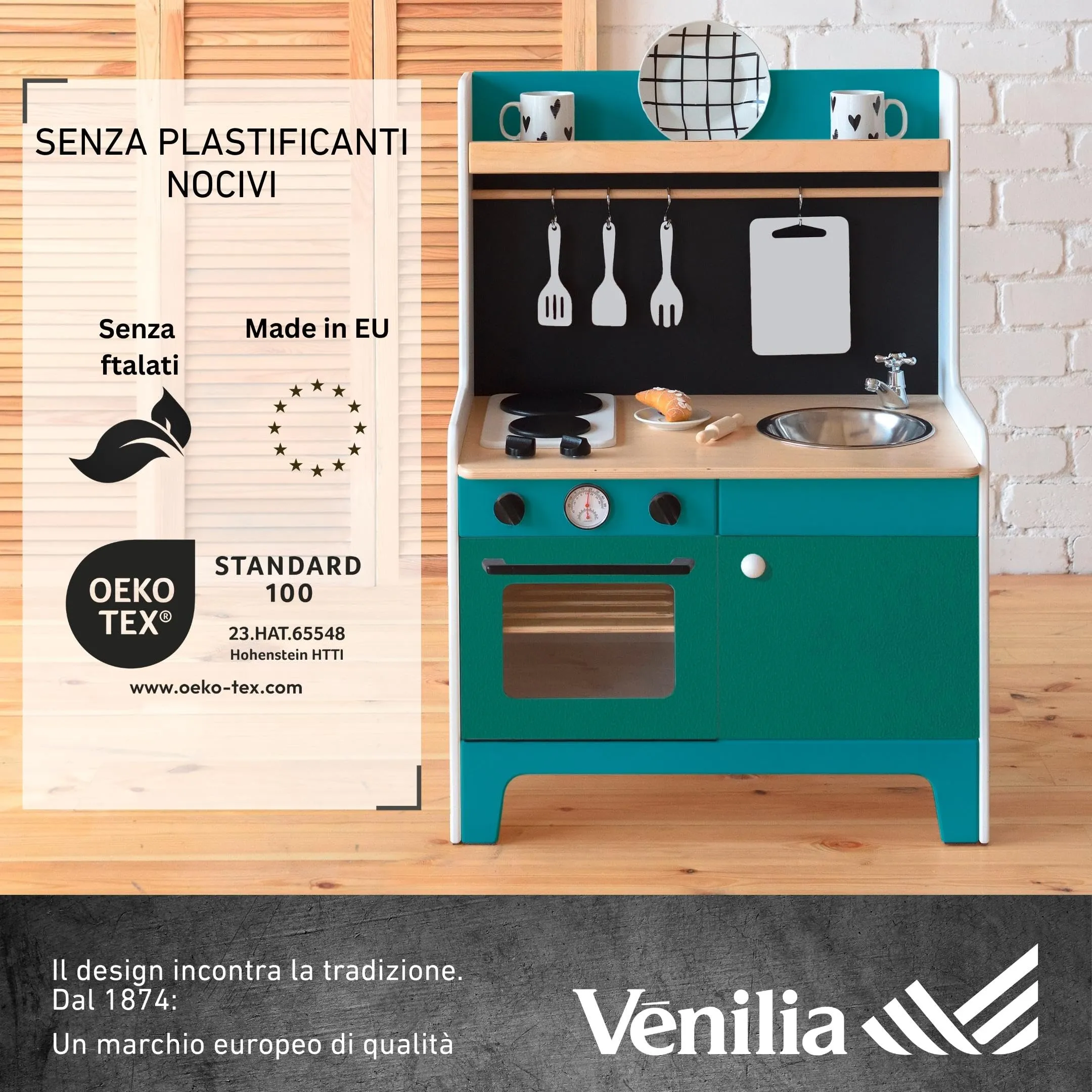 Venilia Pellicola Adesiva PVC Verde Cedro, 45cm x 2m, Spessore 160μ - immagine 5