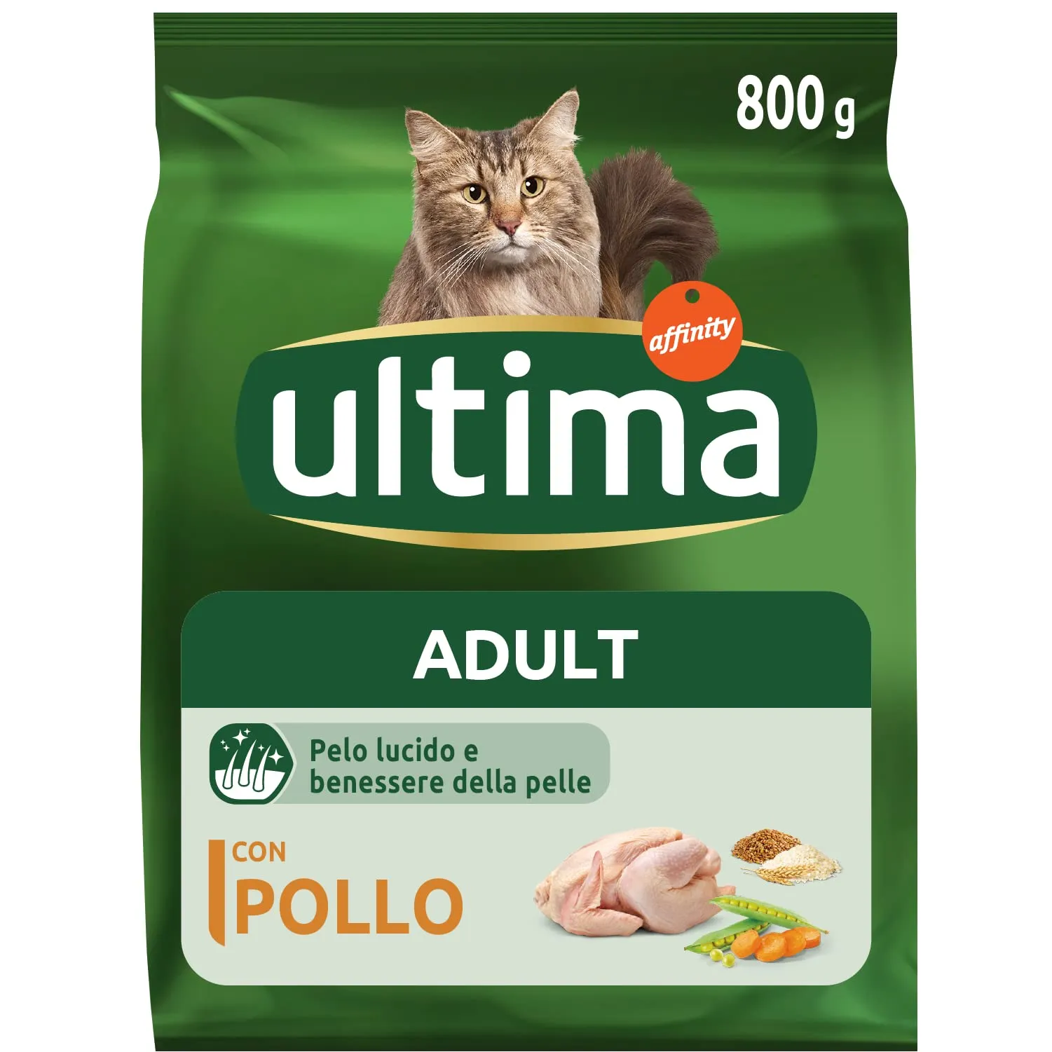 Ultima Adult Pollo Crocchette per gatti 8 x 800g (6,4kg) - immagine 2