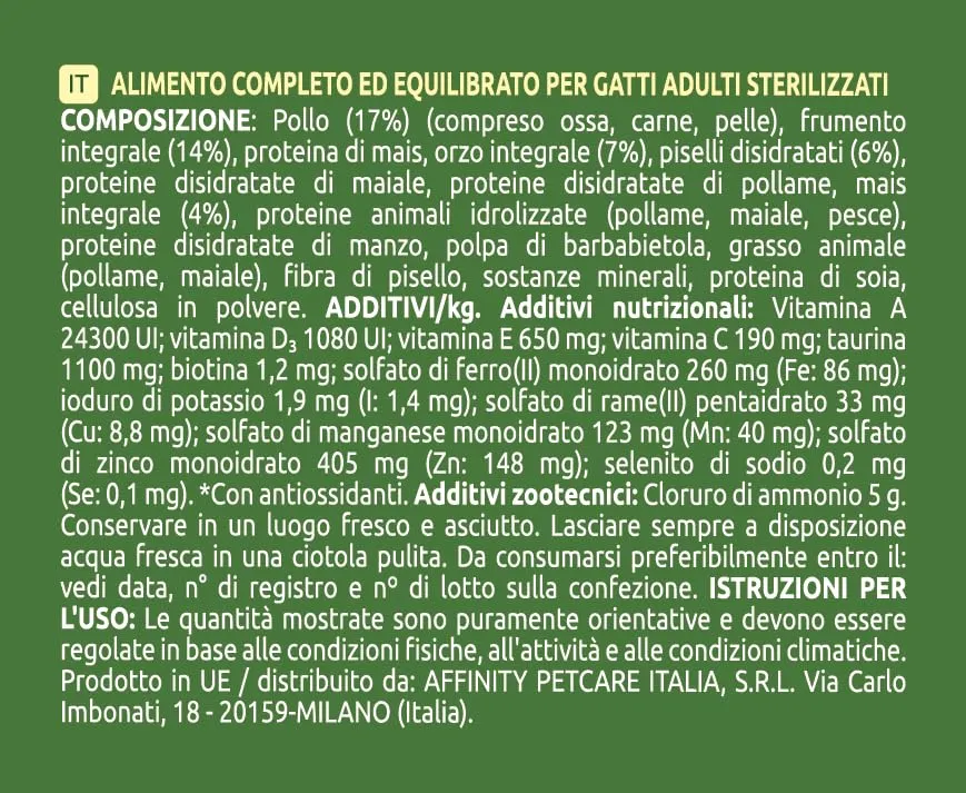 Ultima Sterilizzato Adult Pollo Cibo secco per gatti 10 kg - immagine 2