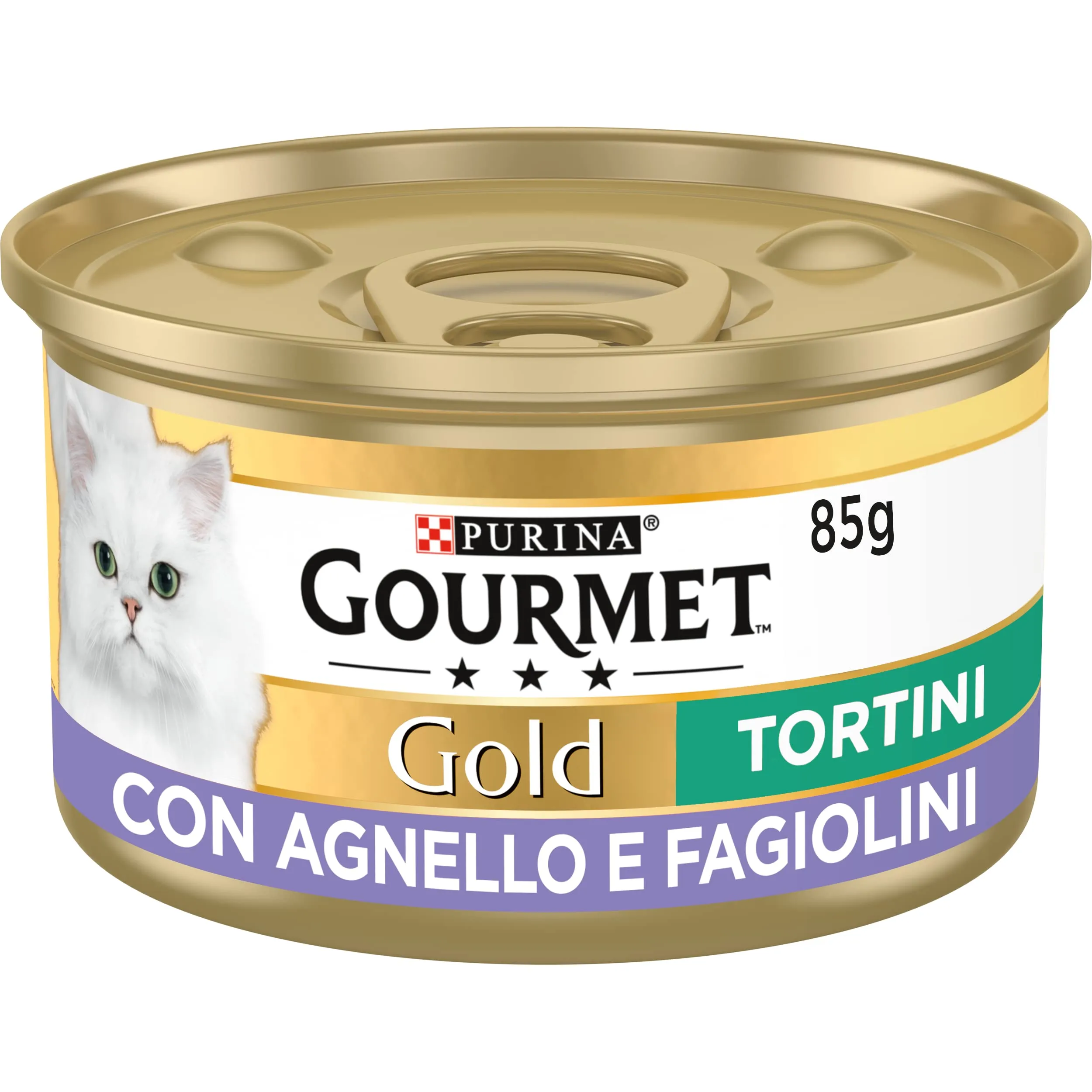 Purina Gourmet Gold Cibo Umido Gatto Adulto Agnello e Fagiolini, 85g (Confezione da 24) - immagine 2