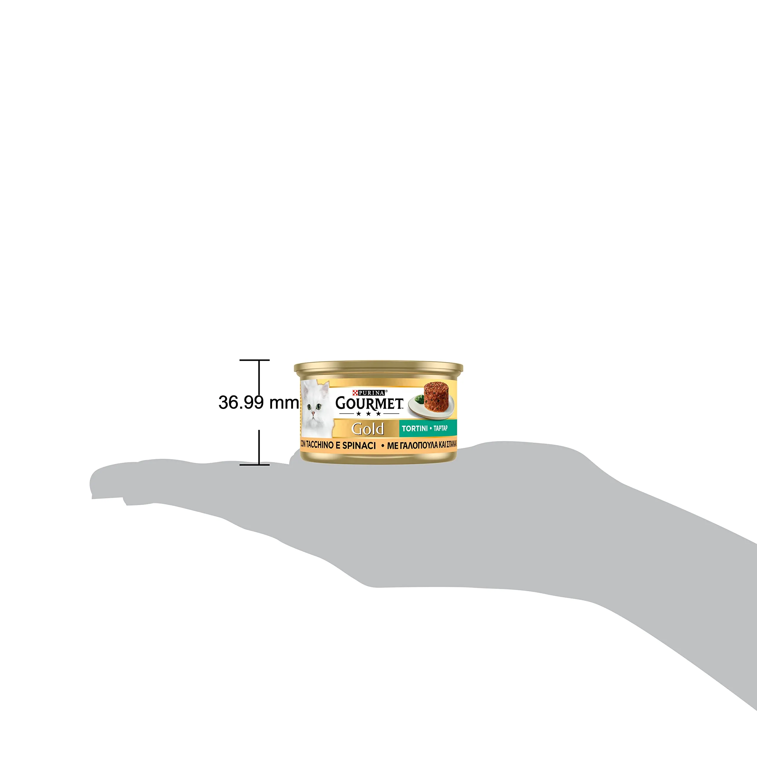 Gourmet Gold Tortini Gatto con Tacchino e Spinaci, 85g (Confezione da 24) - immagine 4