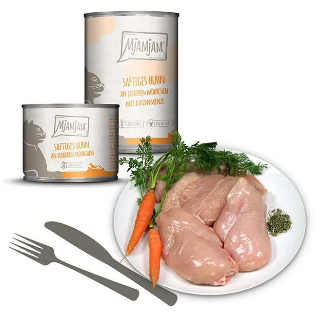 MjAMjAM Cibo Umido Premium per Gatti Senza Cereali, 6 x 200 g - immagine 2
