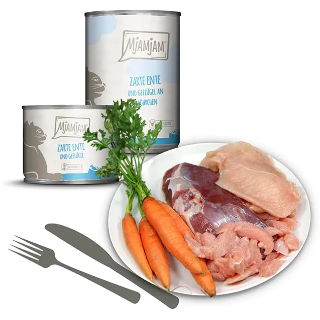 MjAMjAM Cibo Umido Premium per Gatti Senza Cereali, 6 x 200 g - immagine 3