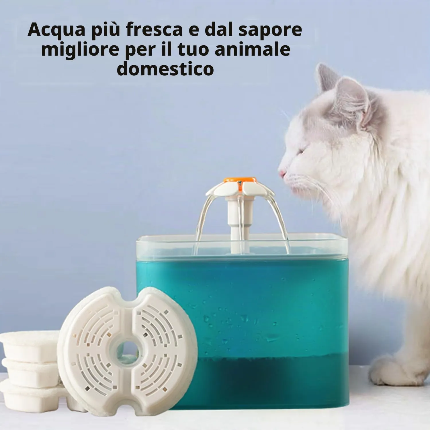 PewinGo Filtri di Ricambio per Fontana per Gatti, 8 Pezzi - immagine 5