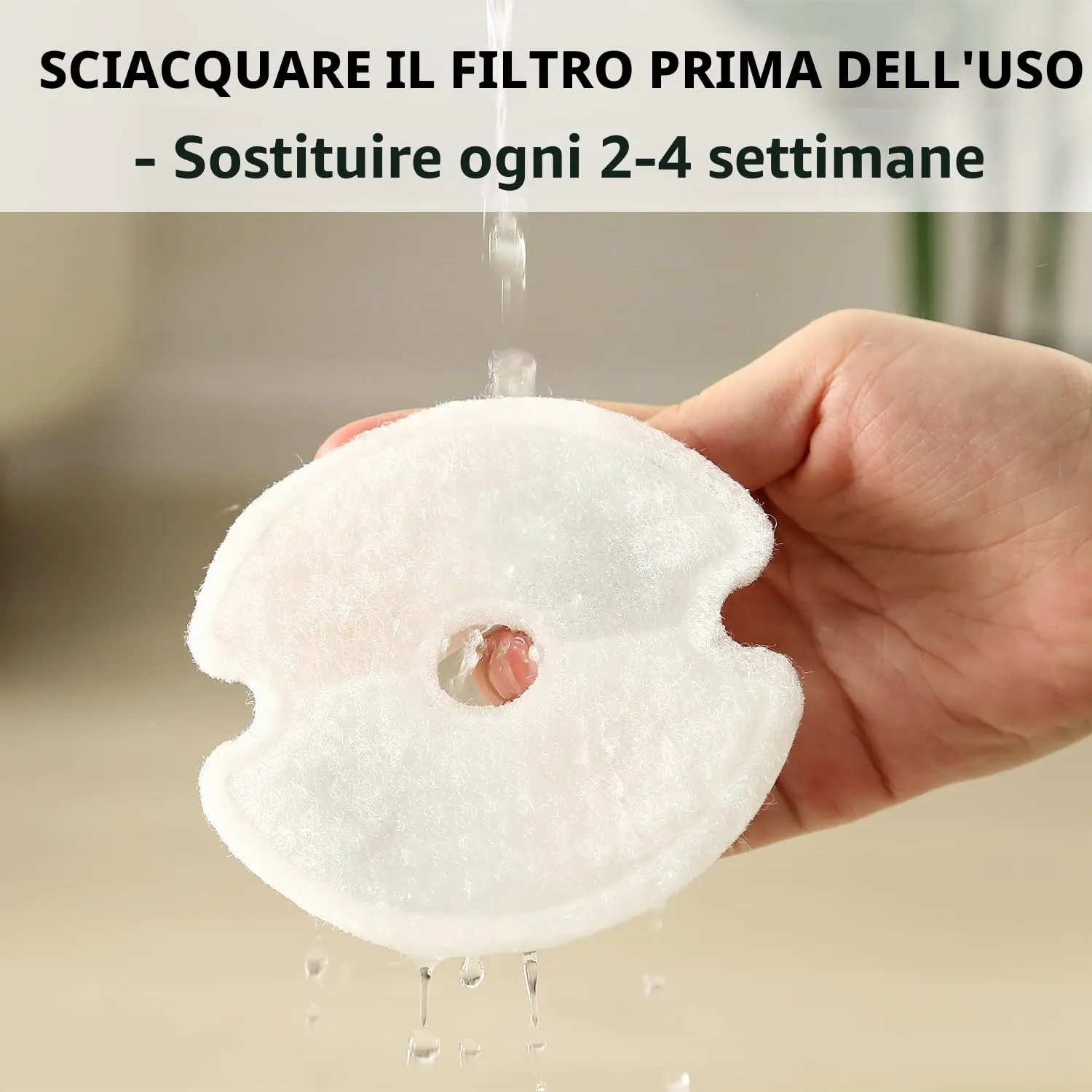PewinGo Filtri di Ricambio per Fontana per Gatti, 8 Pezzi - immagine 6