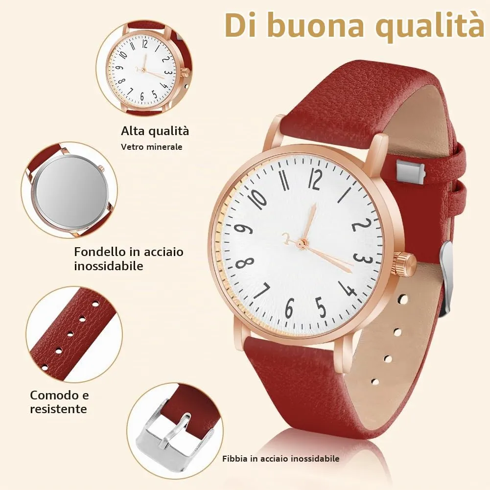 OFFCUP Orologio Analogico al Quarzo da Donna - immagine 3