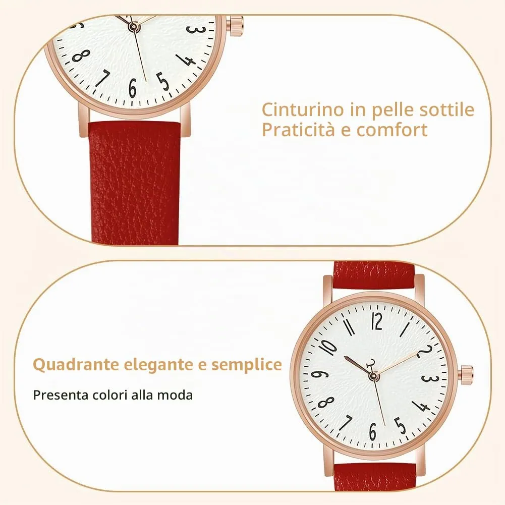 OFFCUP Orologio Analogico al Quarzo da Donna - immagine 4