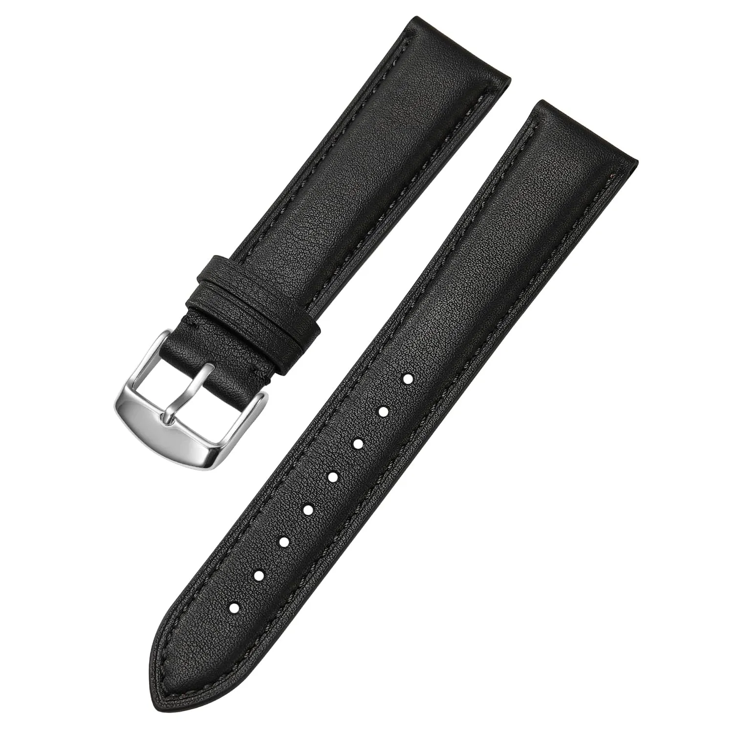 Afany Cinturino in Pelle Sgancio Rapido 24mm - Nero - immagine 1