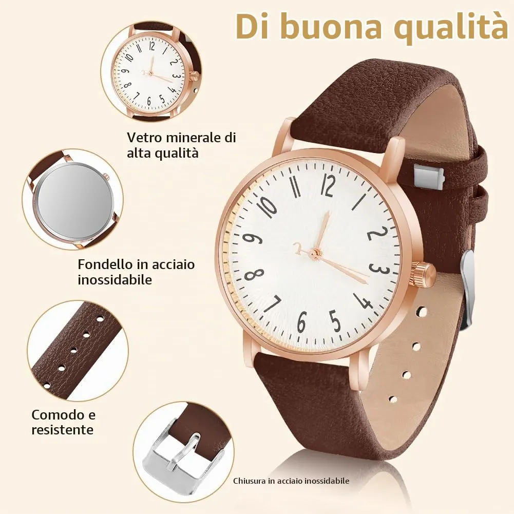 OFFCUP Orologio Analogico al Quarzo da Donna - immagine 3