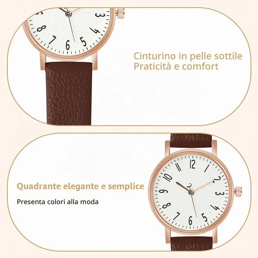 OFFCUP Orologio Analogico al Quarzo da Donna - immagine 4