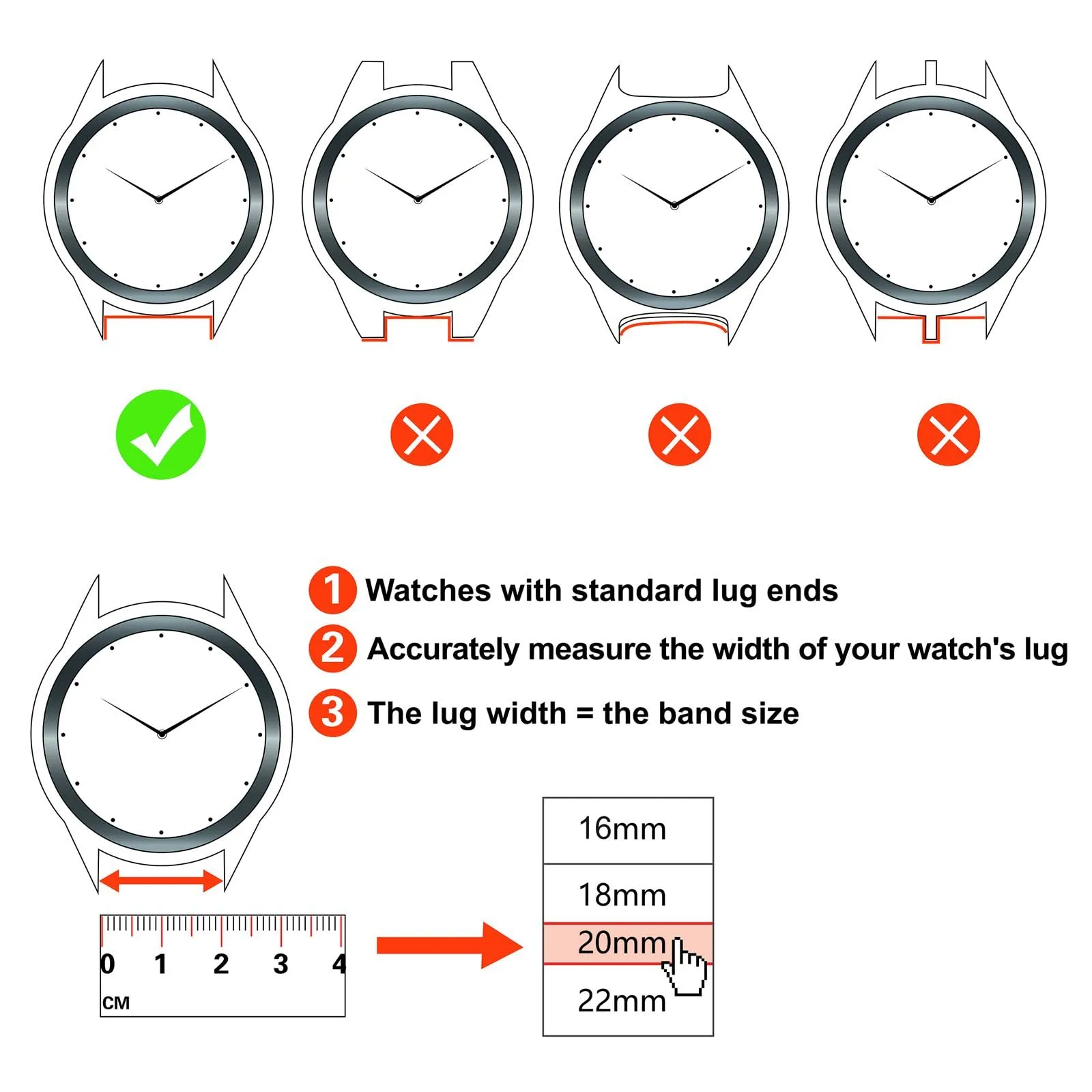 ANNEFIT Cinturino per Orologio in Nylon 18mm con Fibbia in Acciaio Inossidabile - Rosso - immagine 5