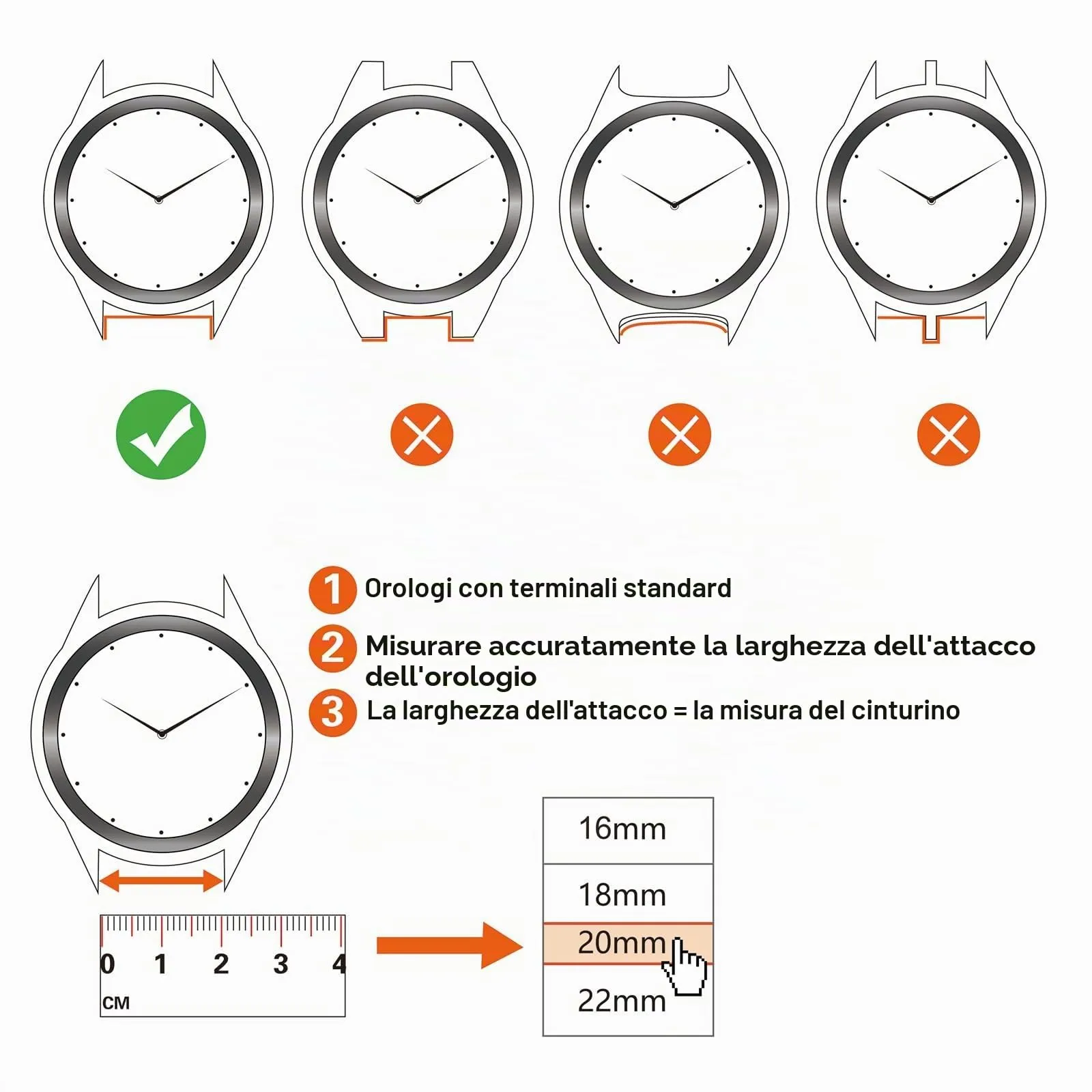 ANNEFIT Cinturino per Orologio in Nylon 18mm con Fibbia in Acciaio Inossidabile, Beige - immagine 5