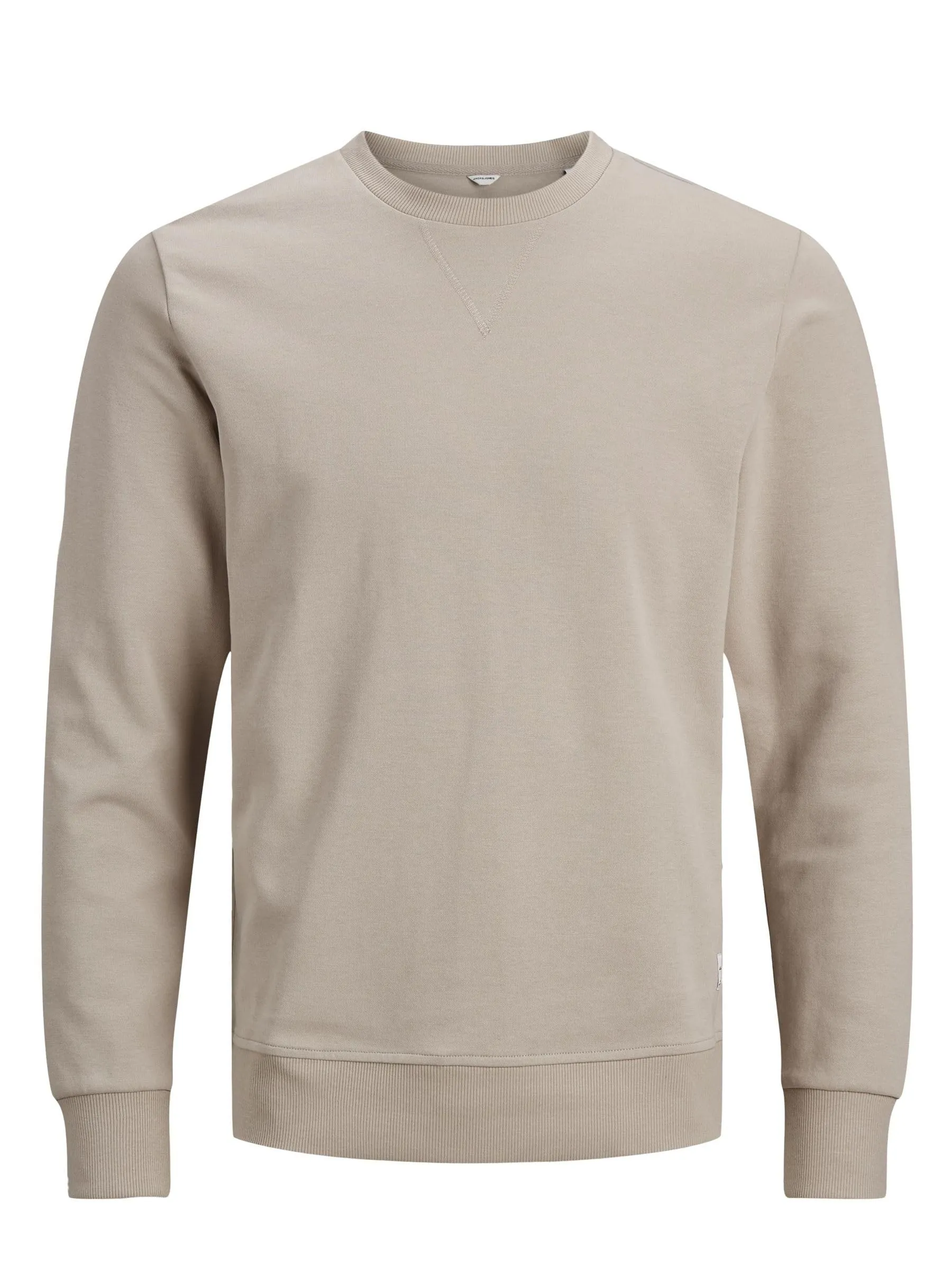 Jack & Jones Felpa Basic da Uomo con Scollo Rotondo, Beige, XXL - immagine 1