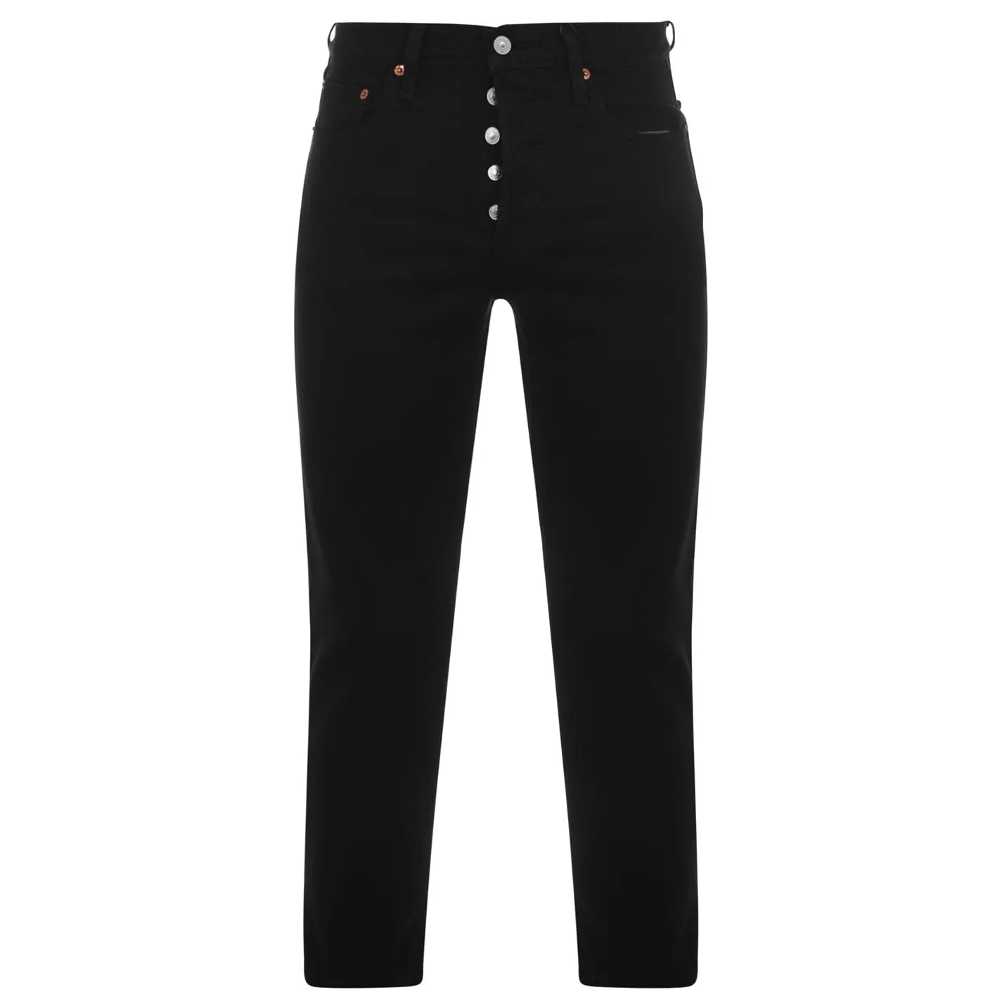 Levi's 501 Crop Jeans Donna - Black Heart, 34W / 28L - immagine 1