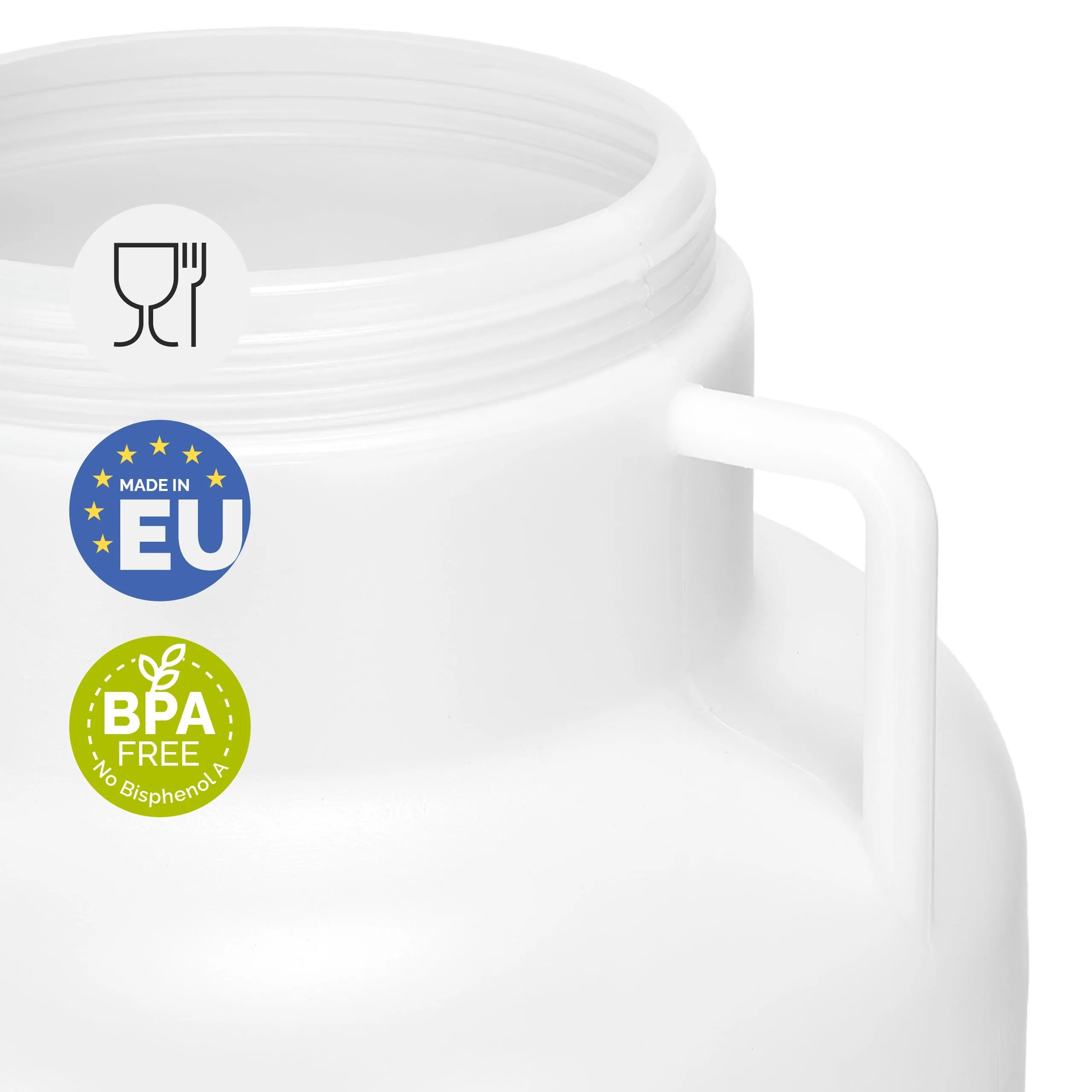 Garronda Tanica Acqua HDPE per Alimenti 60L Bianco GD-0078 - immagine 4