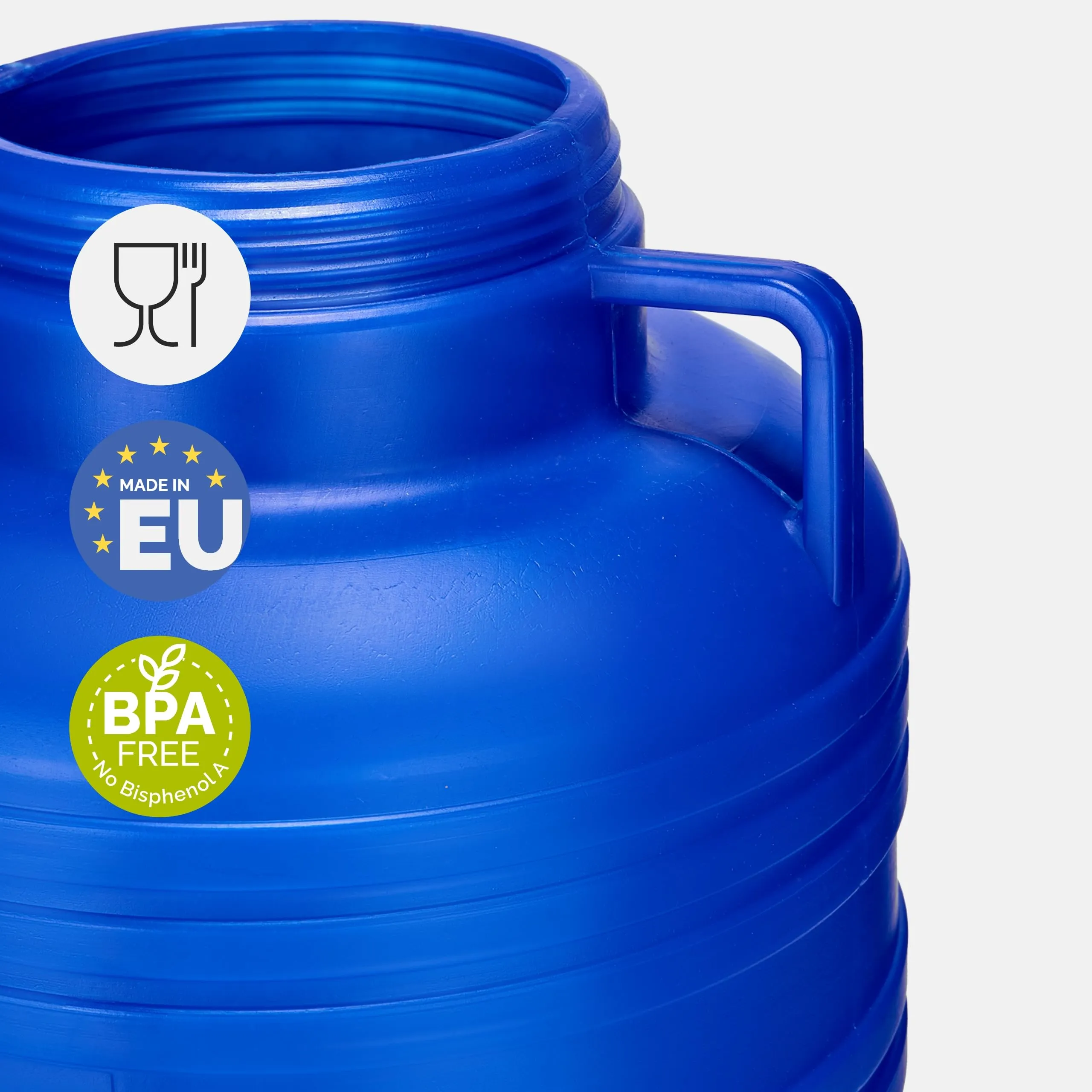 Garronda Tanica Acqua HDPE per Alimenti 20L Blu GD-0078 - immagine 4