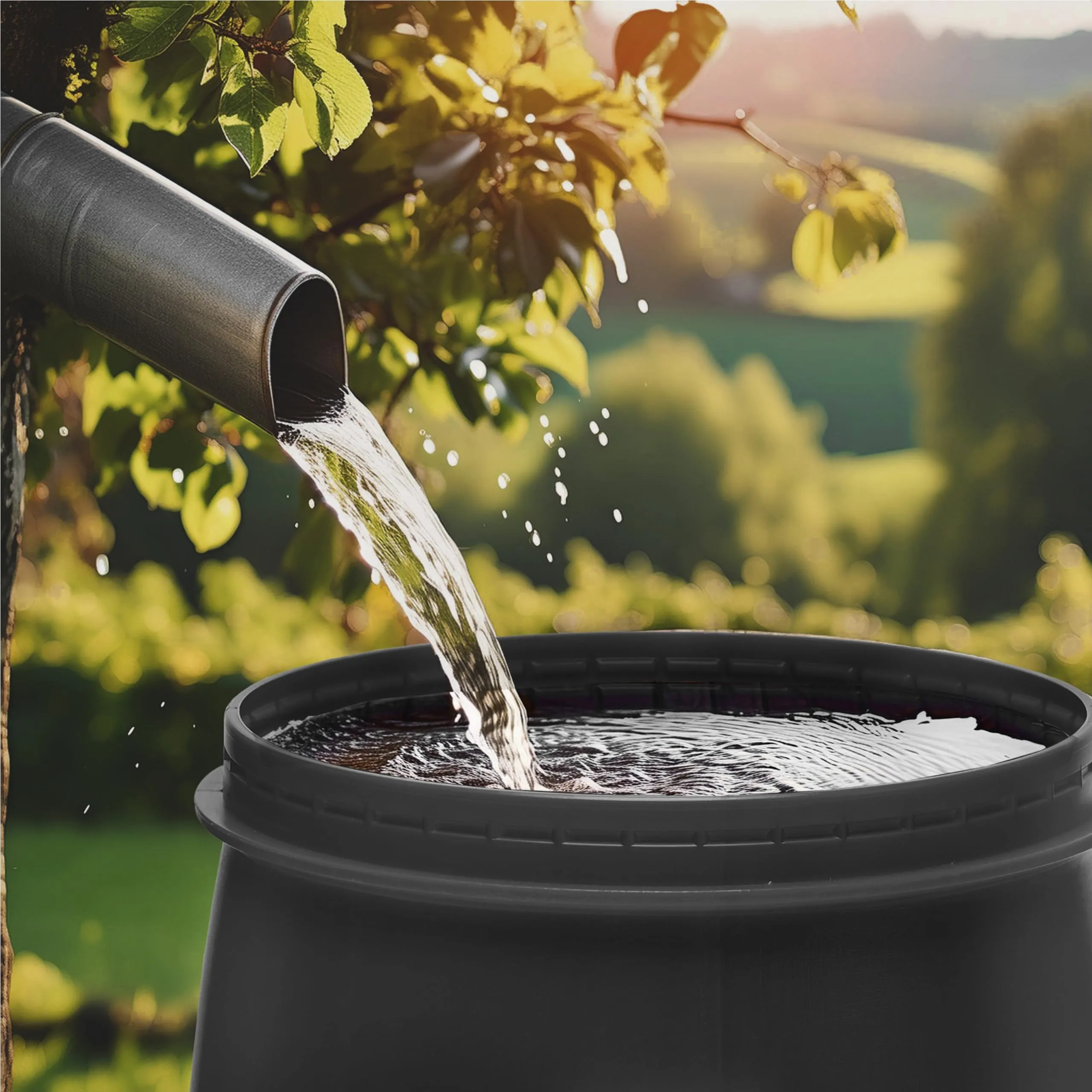 Garronda Serbatoio Acqua HDPE per Alimenti 120L Nero GD-0078 - immagine 6