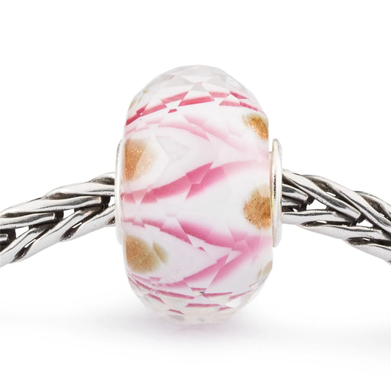 Trollbeads Sinfonia in Rosa Glass Bead TGLBE-30105 - immagine 5