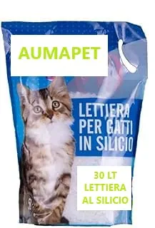 AUMAPET Lettiera per gatti al silicio, 30 L - immagine 1