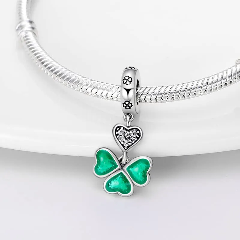 Mon & Sons Ciondolo in Argento Sterling 925 Compatibile con Pandora Moments, 4mm Hole - immagine 2