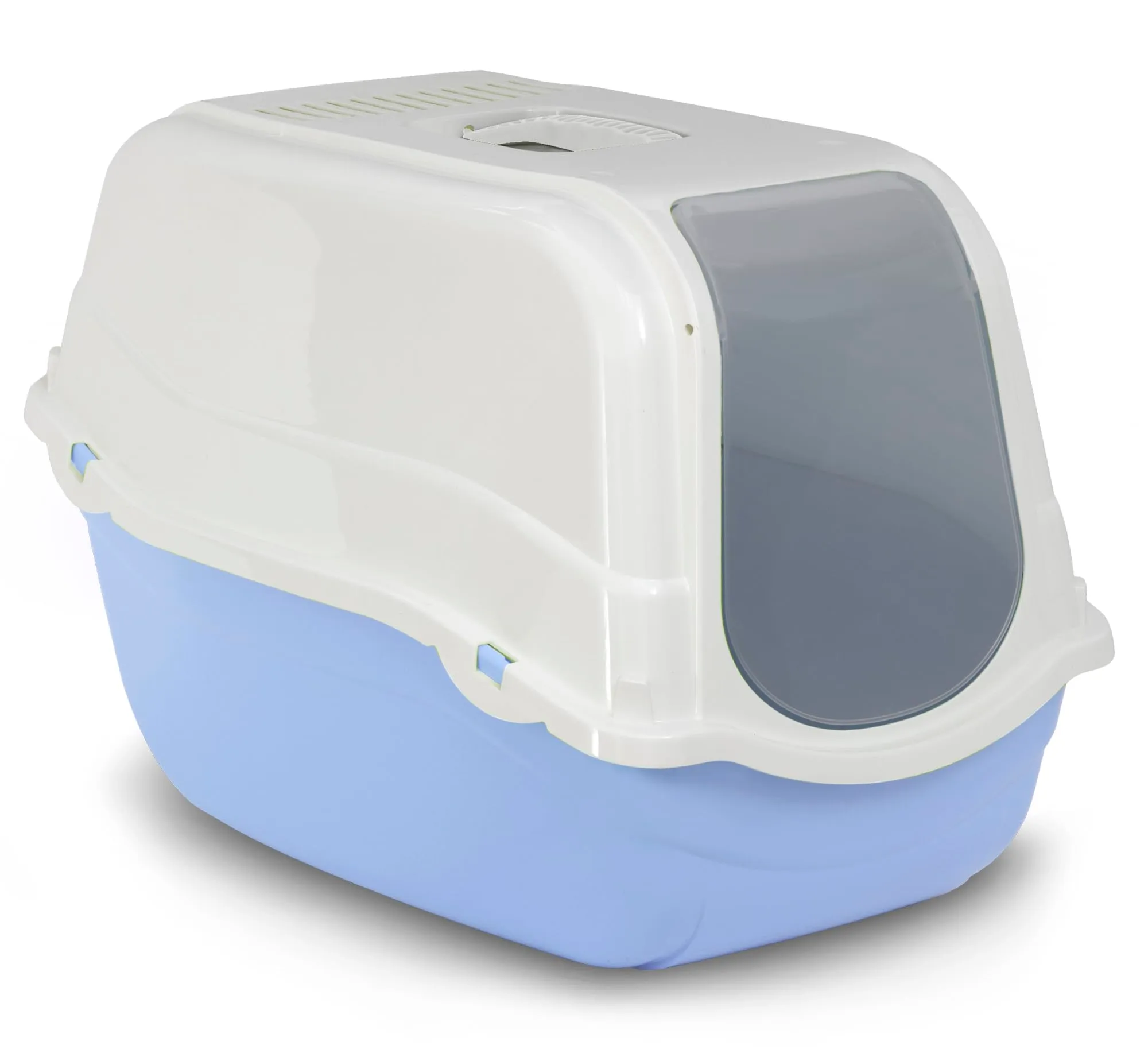 MP Bergamo Romeo Litter Box with Filter, Azzurro - immagine 1
