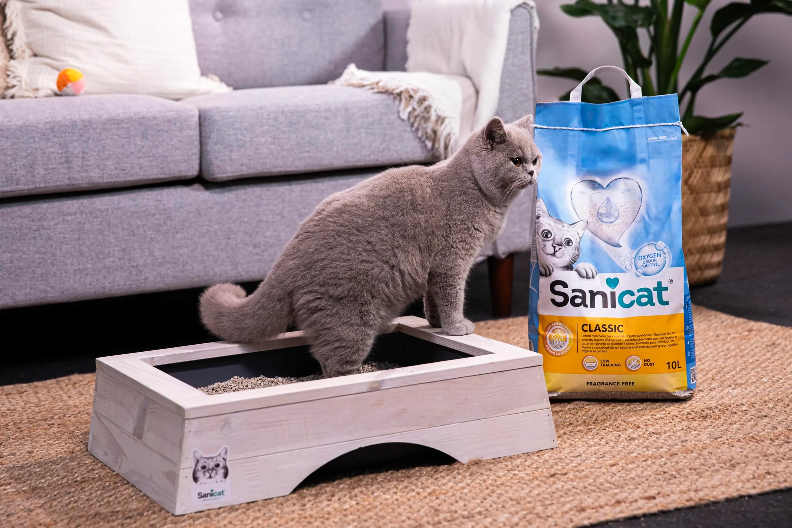 Sanicat Lettiera per gatti Classic senza profumo, 10 L - immagine 7