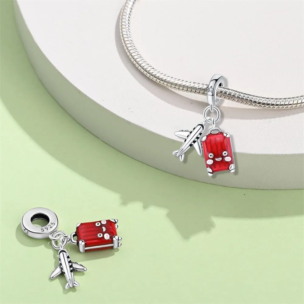 Pandach Bead Charm in Argento Sterling 925 con Cubic Zirconia per Braccialetti e Collane - immagine 2
