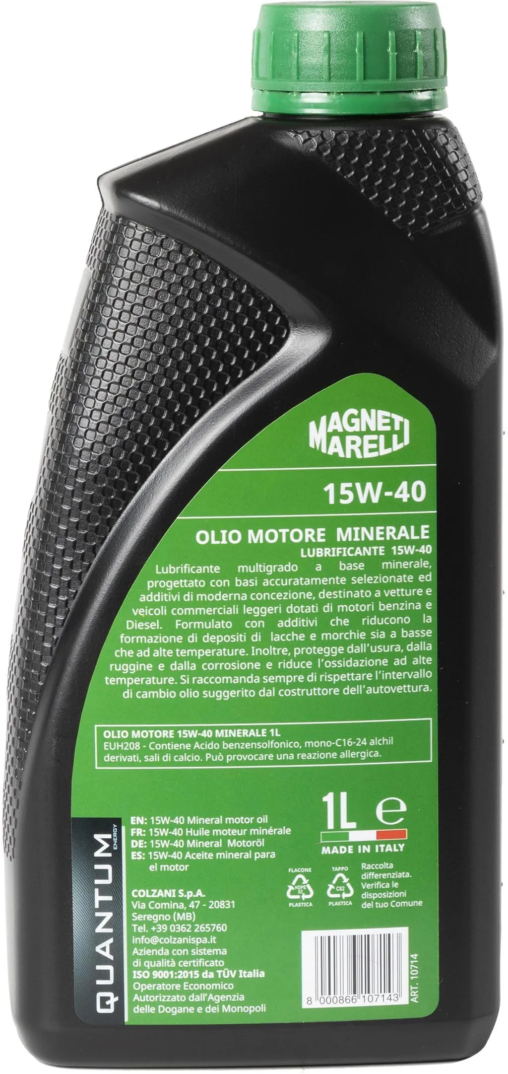 Magneti Marelli Quantum Olio Motore Minerale 15W-40 1L - immagine 4