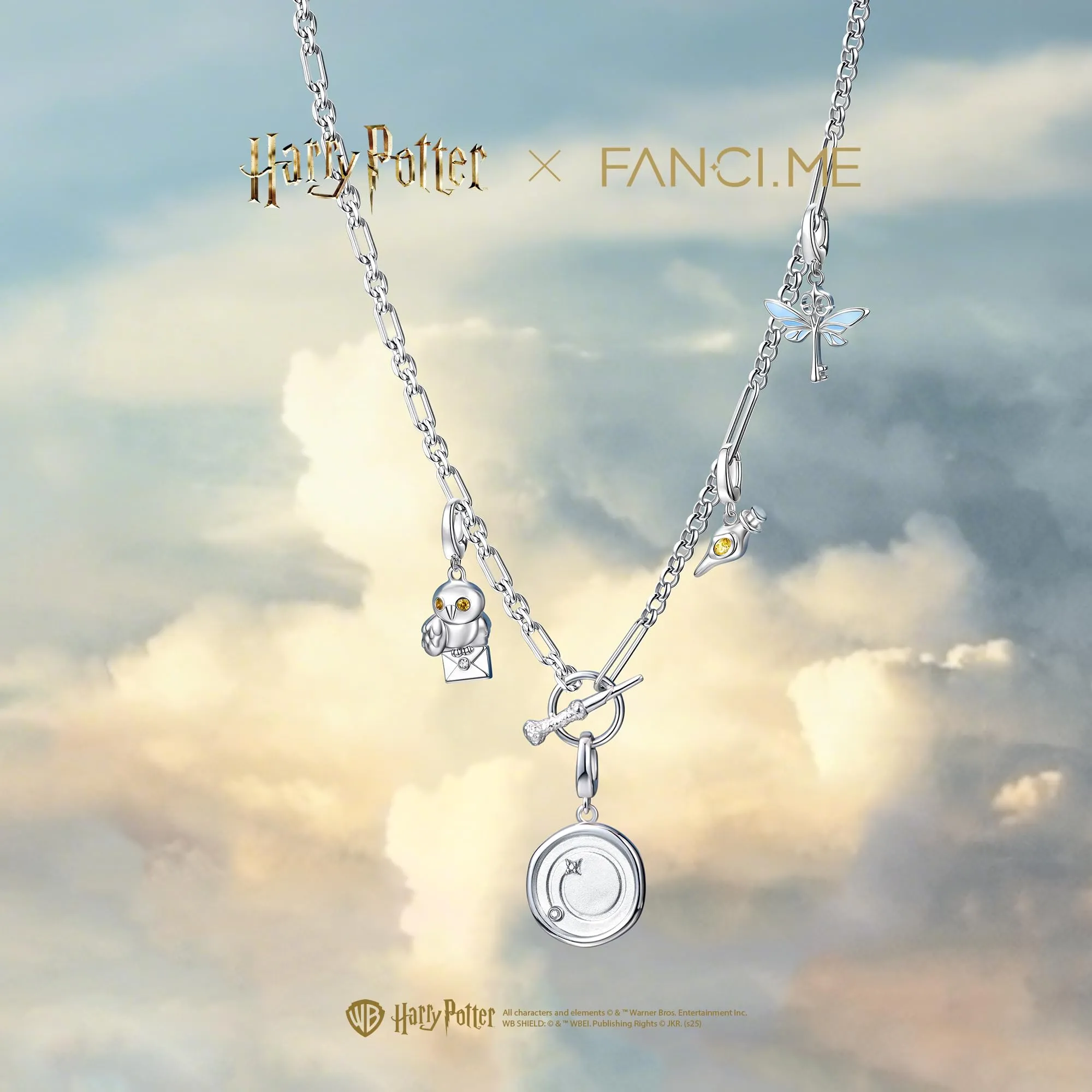FANCIME x Harry Potter Charm di Hogwarts in Argento Sterling 925 - immagine 4