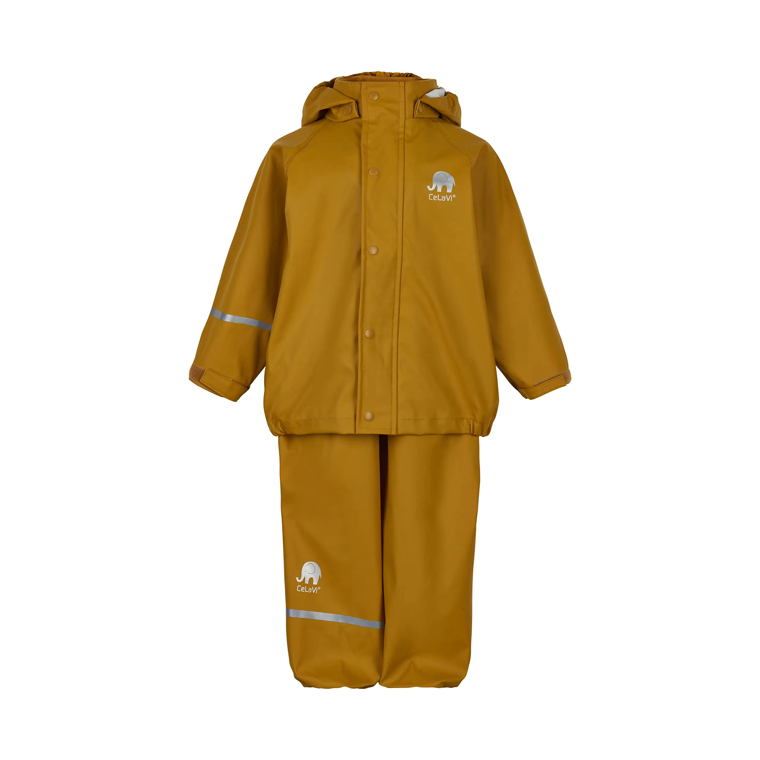 Celavi Basic PU Rain Set, Buckthorn Brown, 90 Unisex-Bambini - immagine 1