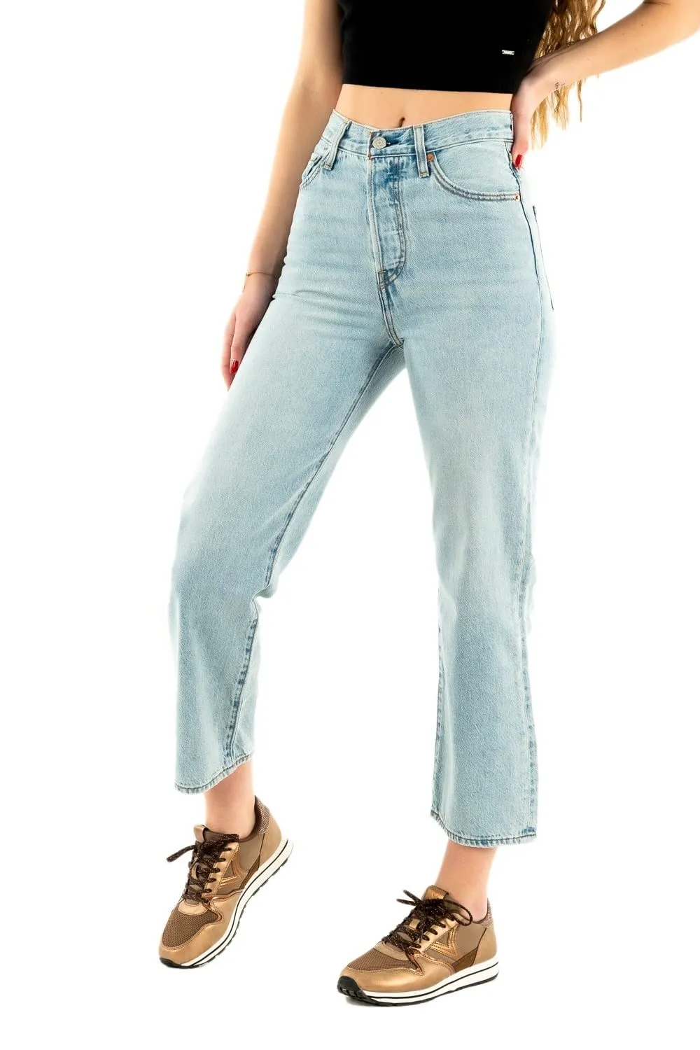 Levi's Ribcage Straight Ankle Jeans for Women - W26 L30 - immagine 1