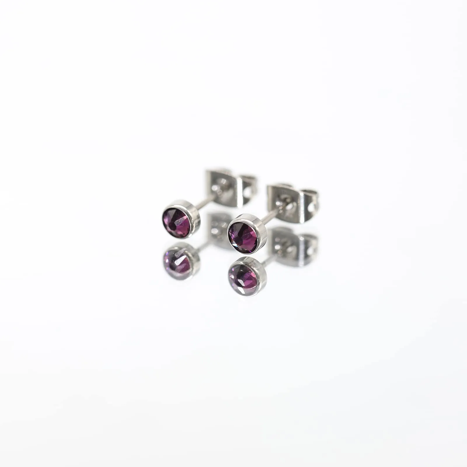 Artskin Orecchini in titanio ipoallergenici 3 mm per donna e ragazza - immagine 6