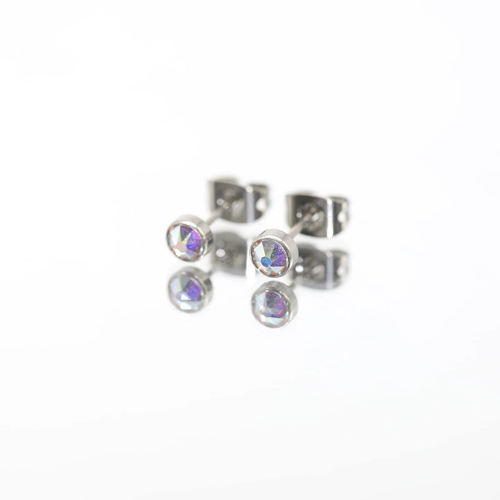 Artskin Orecchini in titanio ipoallergenici per donna e ragazza, 3 mm - immagine 7