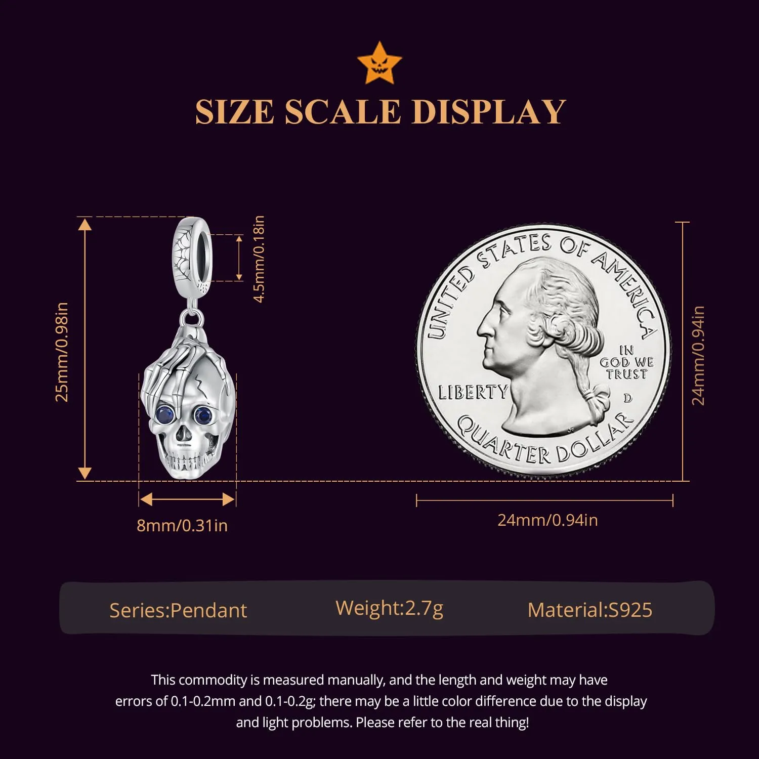 NINGAN Charm di Natale in argento 925 con Babbo Natale, fiocchi di neve, albero di Natale e zircone cubico - immagine 6