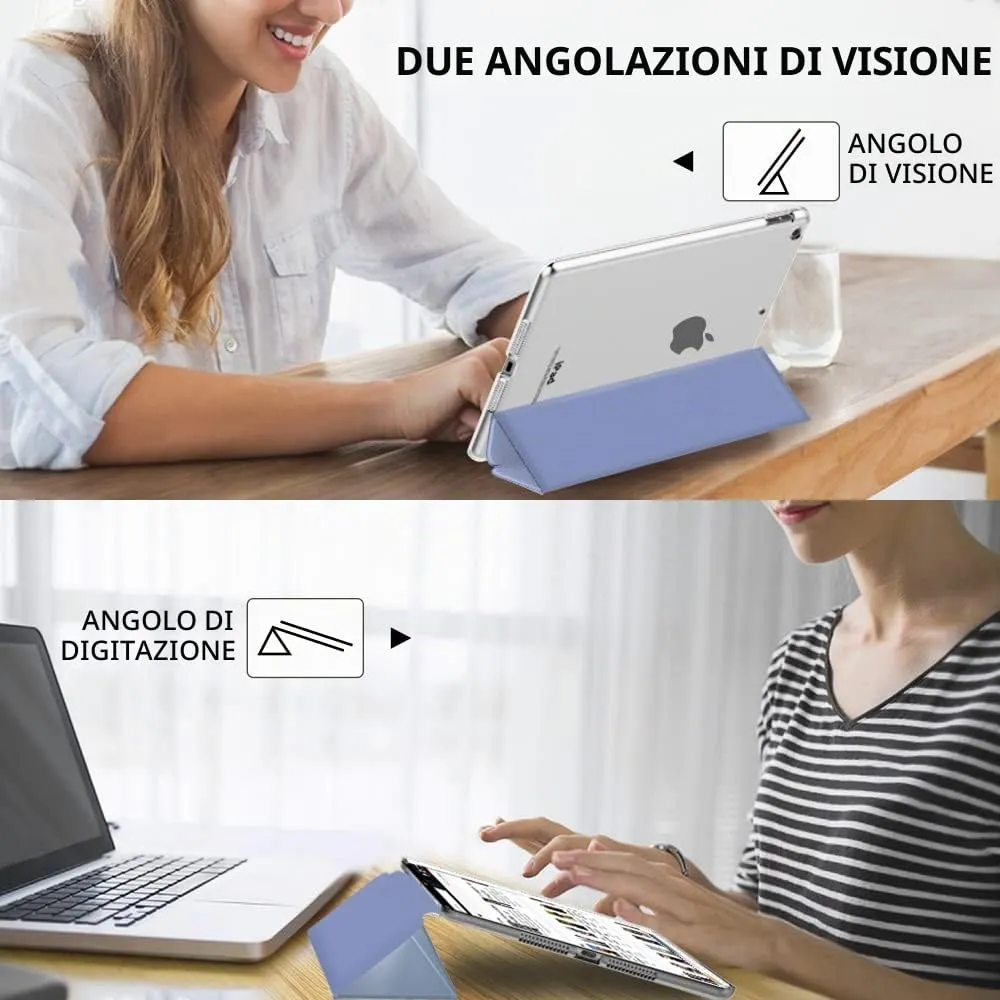 MoKo Cover for iPad 9th/8th/7th Gen 10.2" (2019-2021), Lavanda - immagine 5