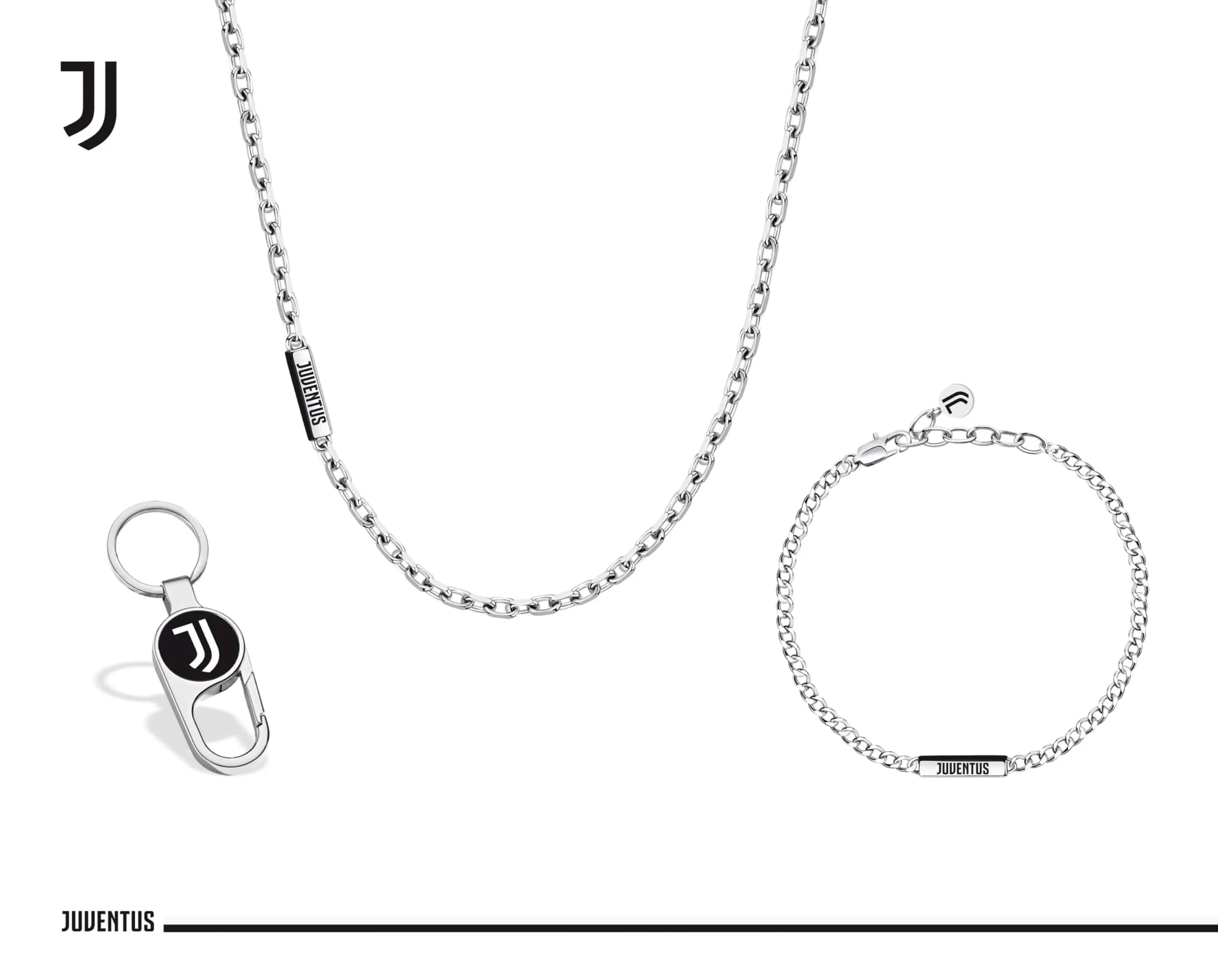 Clondo Bracciale Juventus in Acciaio Slim Plate Chain - immagine 6