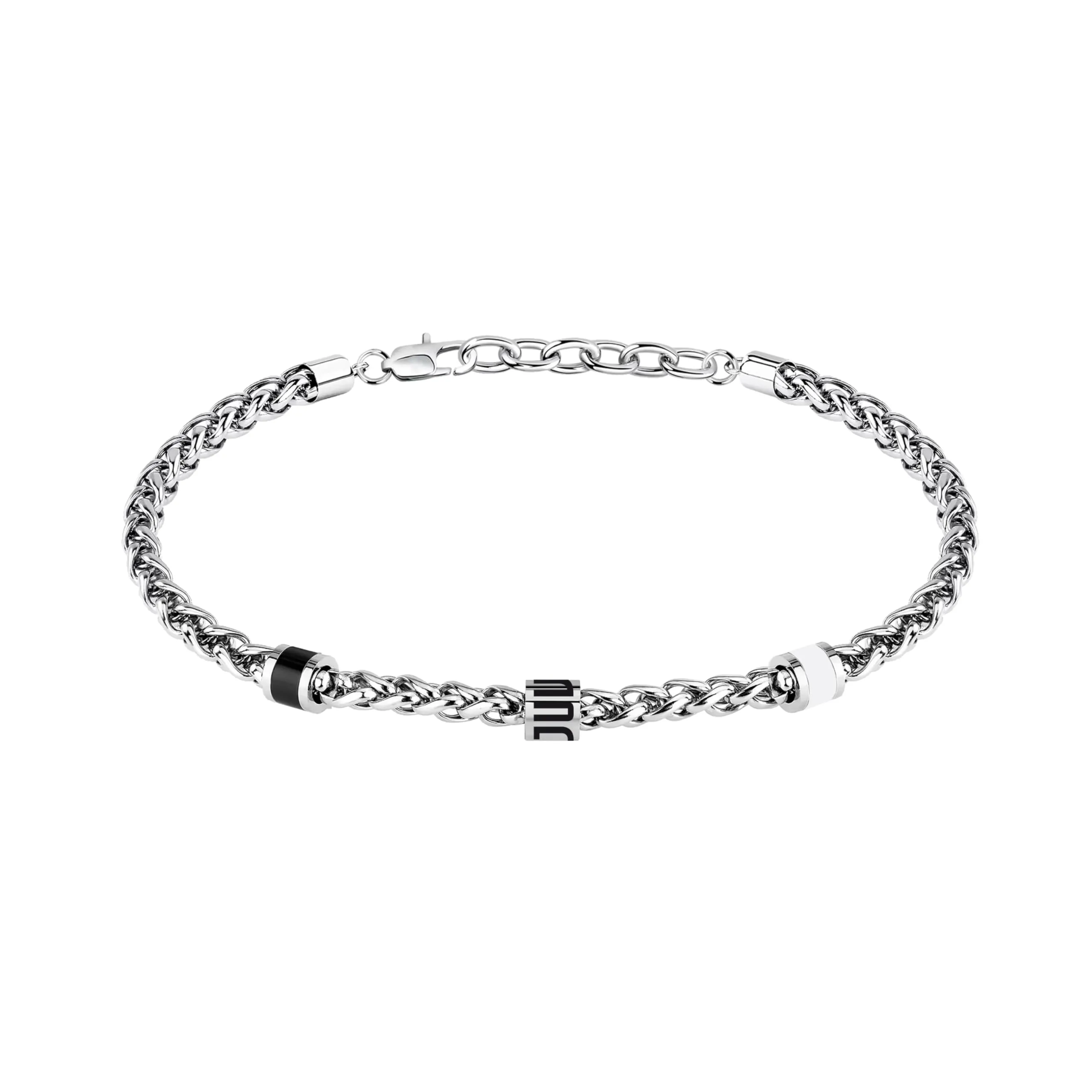 Clondo Bracciale Juventus in Acciaio Chain Logo Minimal - immagine 1