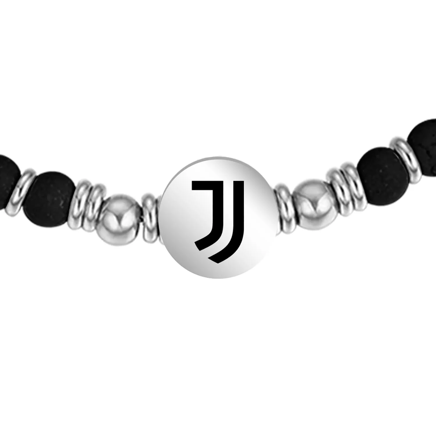 Clondo Bracciale Juventus in Acciaio Beads Classic Black - immagine 2