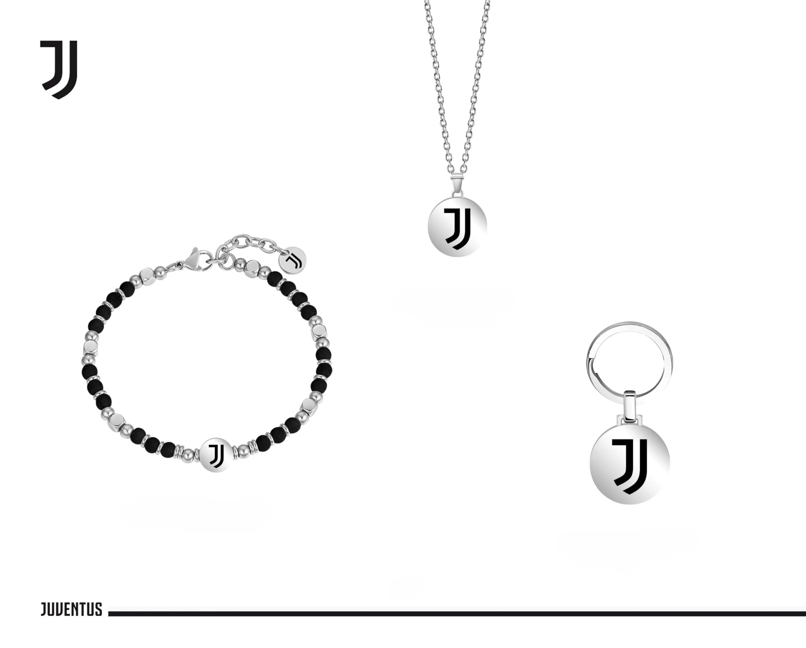 Clondo Bracciale Juventus in Acciaio Beads Classic Black - immagine 6